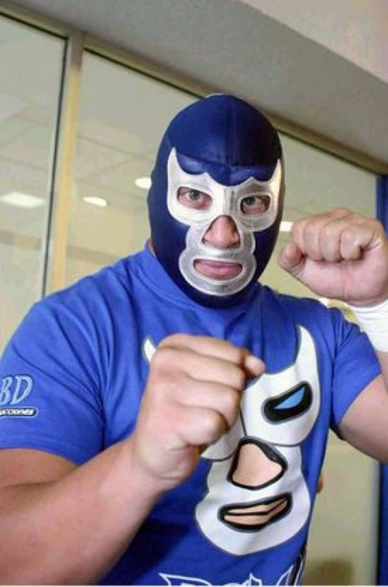 The Blue Demon, Iconic Mexican Luchador Background