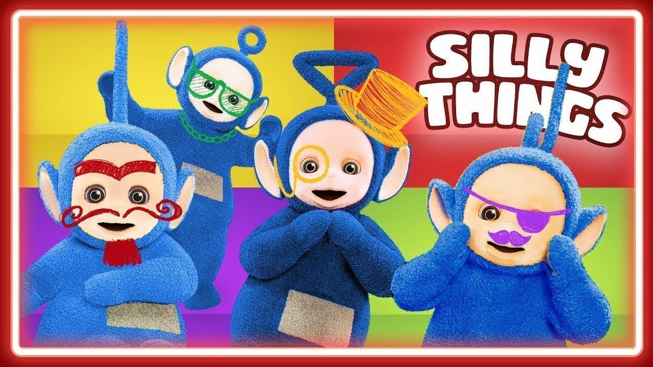 The Blue Version Of Teletubbies Background