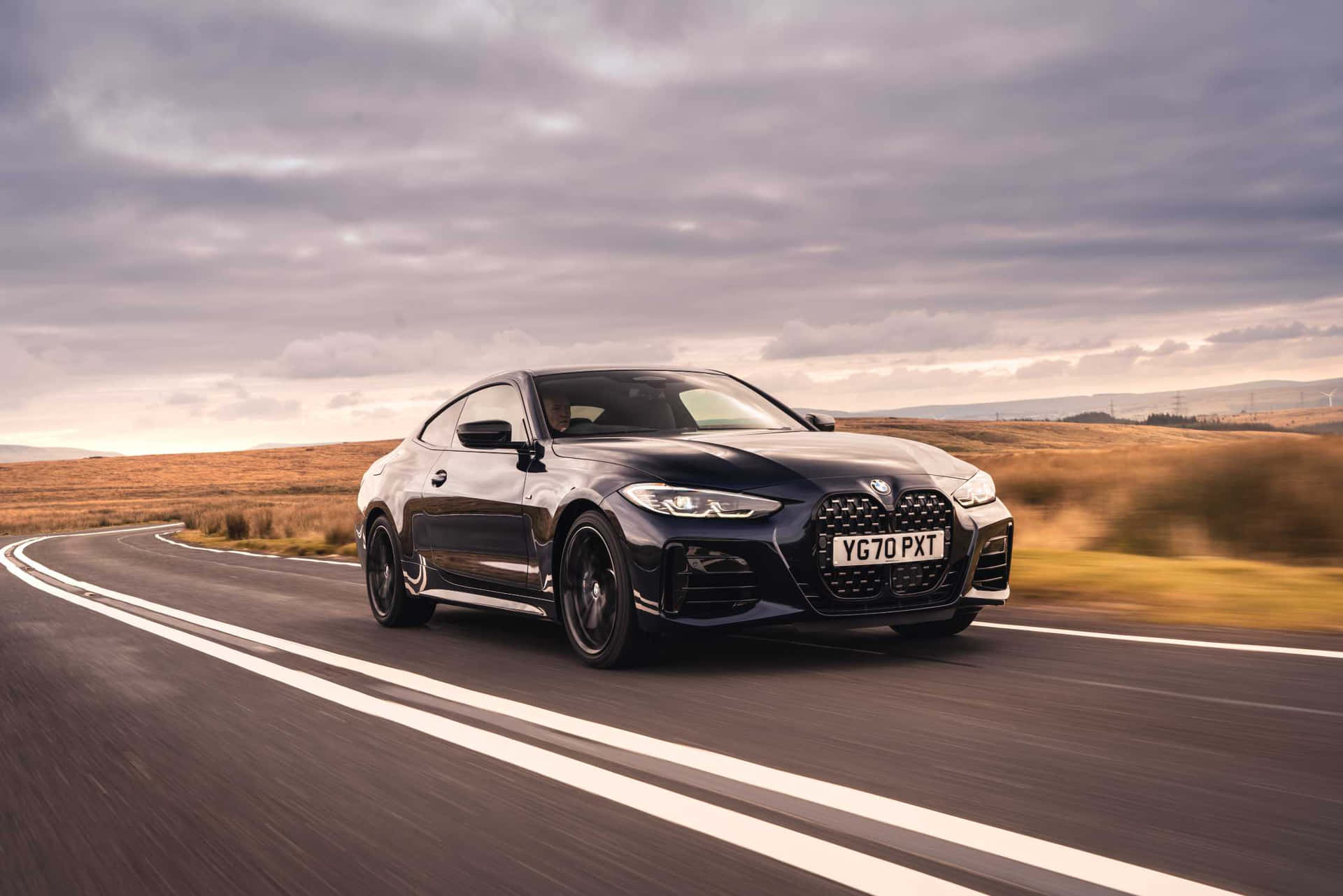 The Bmw 440i Displayed In Style Background