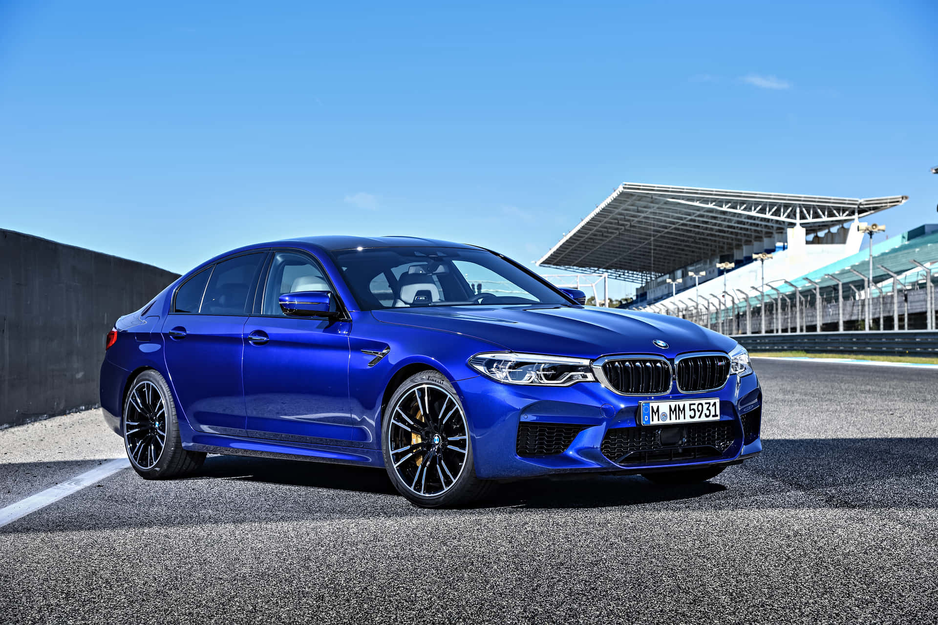 The Bmw M5 4k Shows An Admirable Luxury And Performance. Background