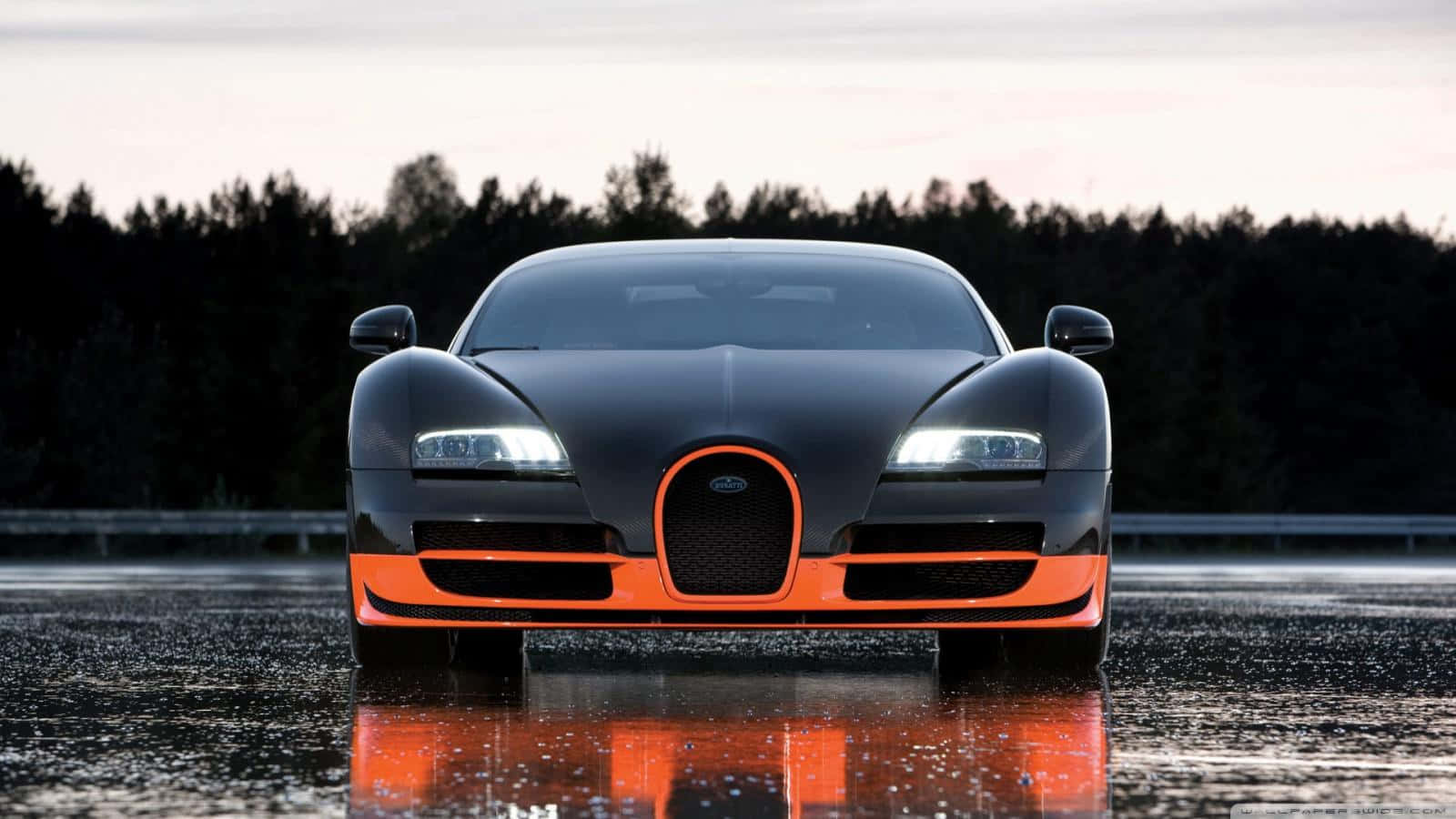 The Bold And Powerful Bugatti Car Background