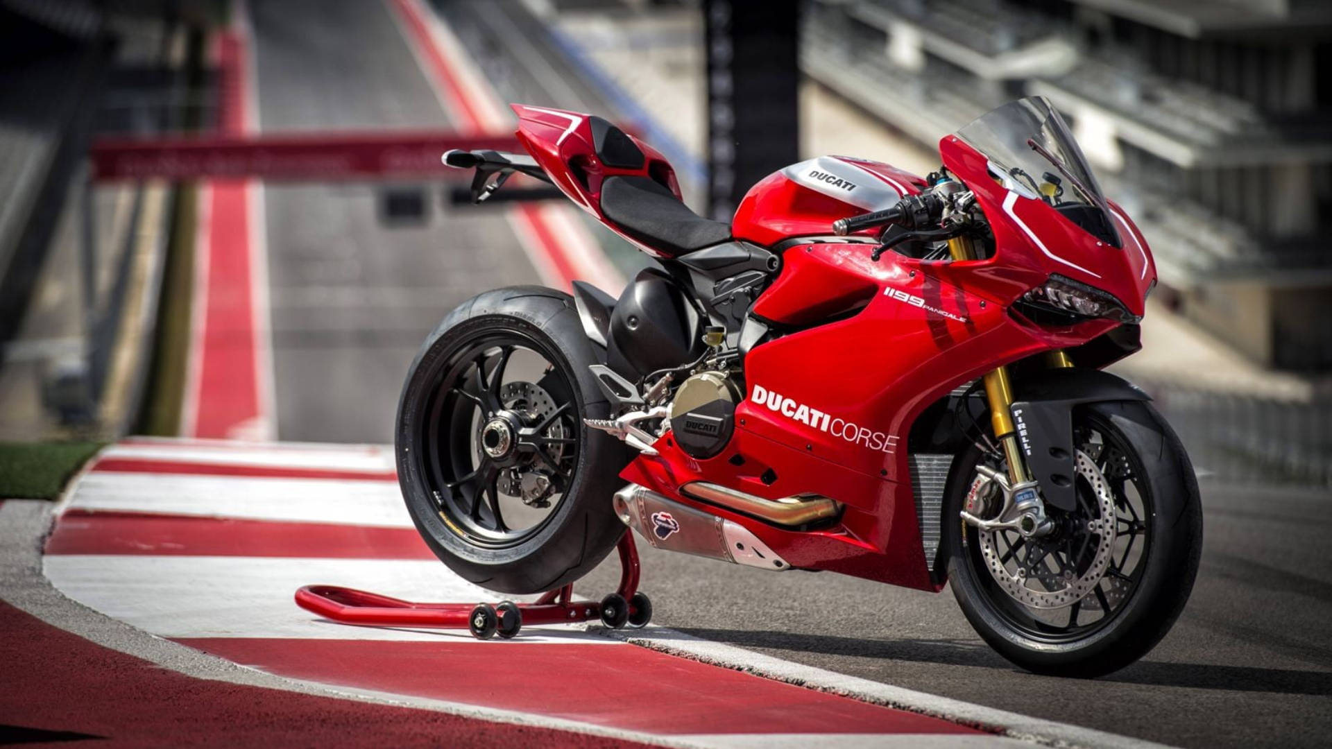 The Bold And Powerful Red Ducati 1199 Panigale R