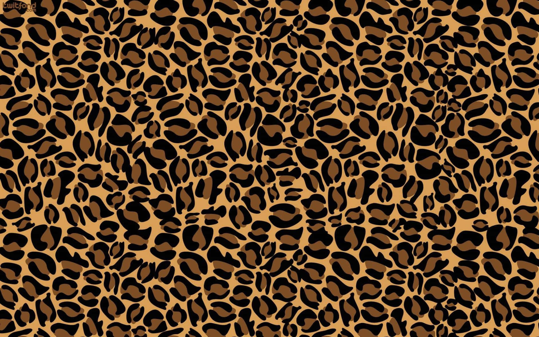 The Bold And Unique Leopard Pattern Background