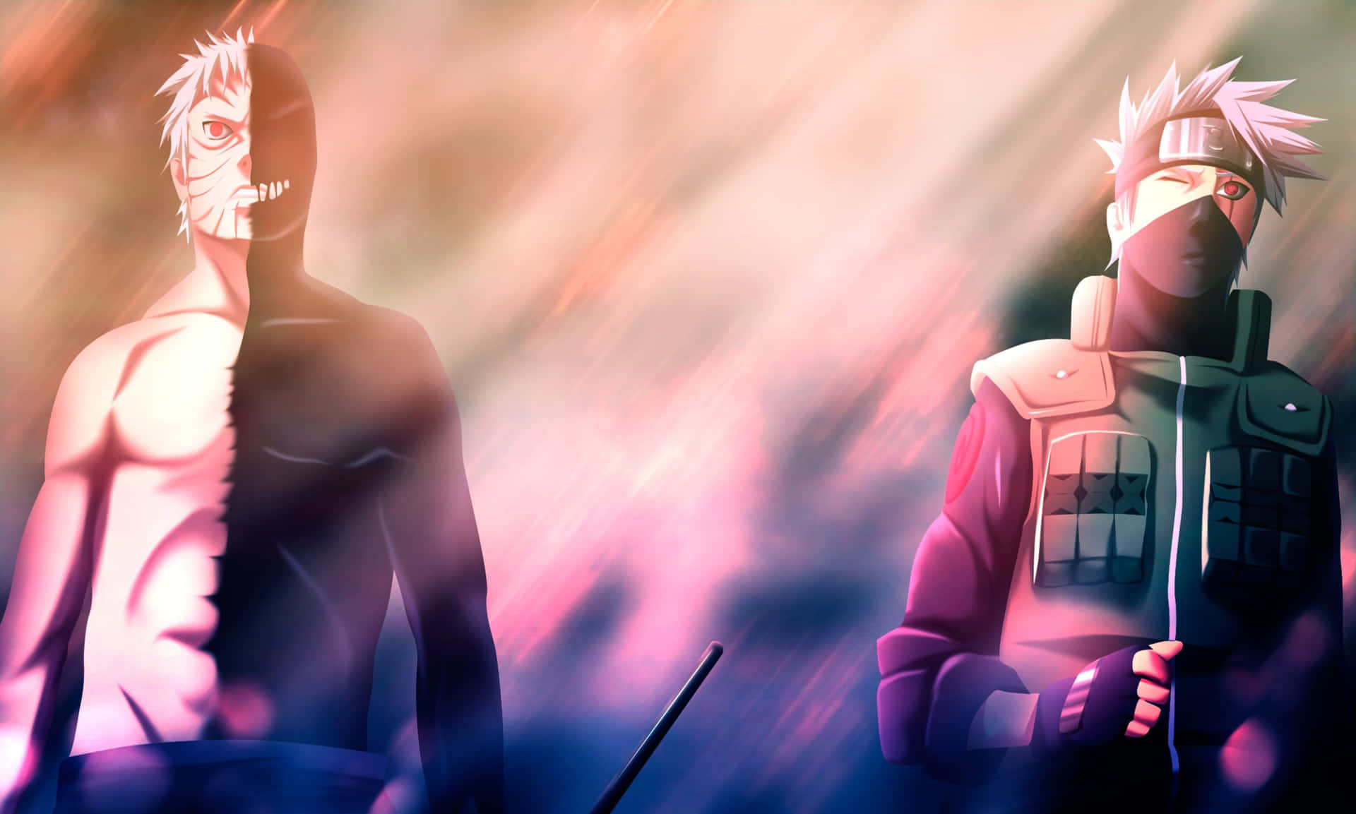 The Bond Of Friendship Between Kakashi And Obito Never Breaks. Background