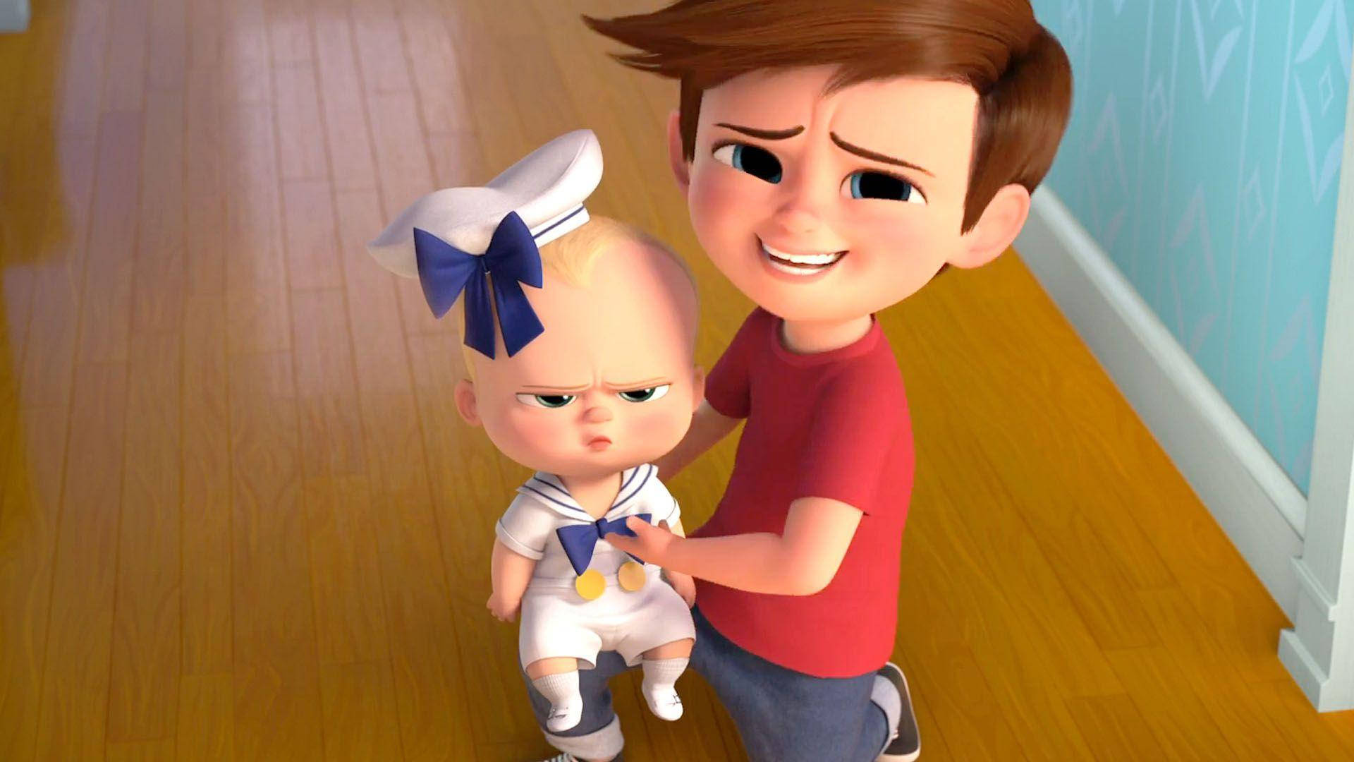 The Boss Baby Frowning Sailor Background