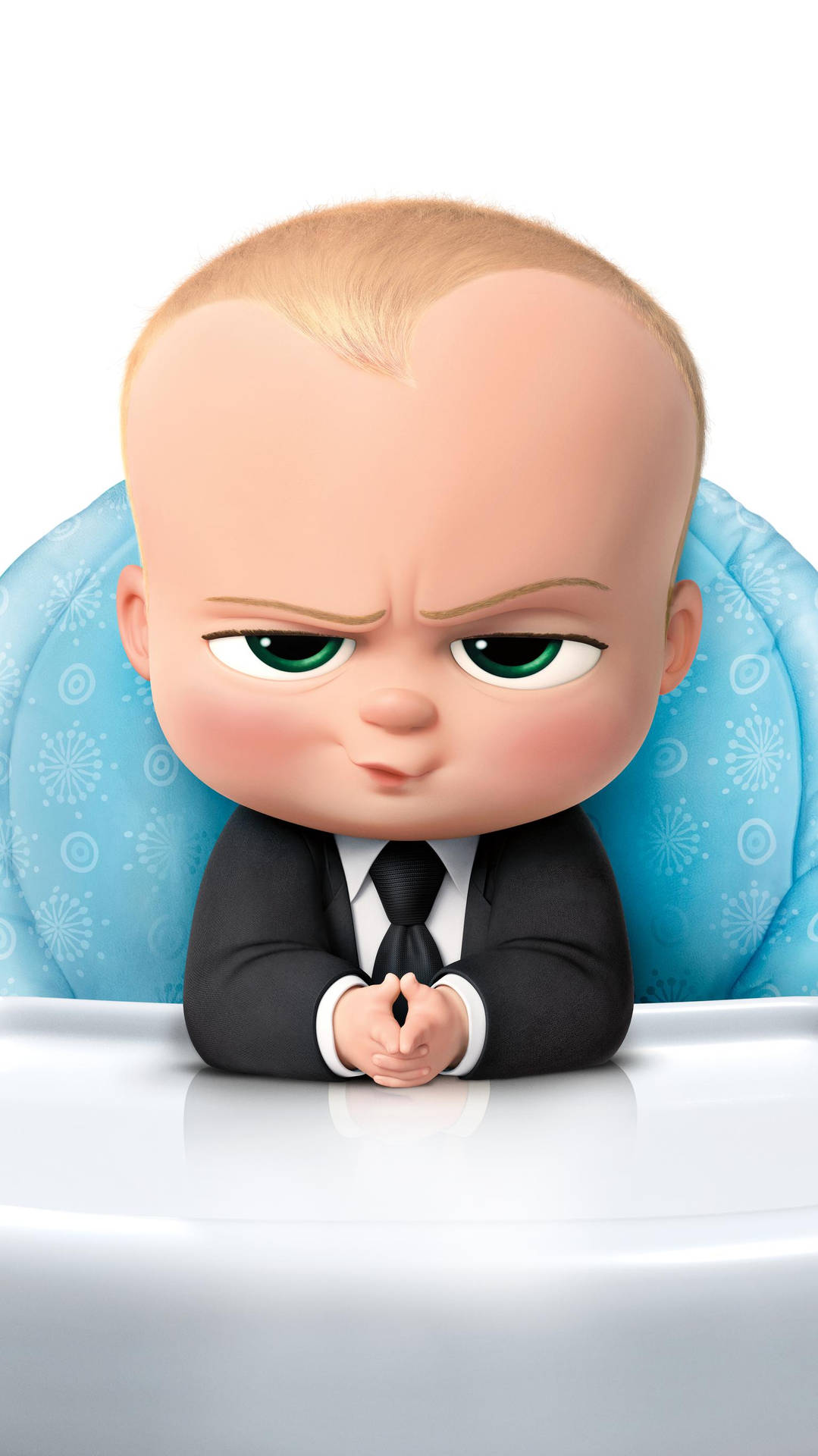 The Boss Baby In Serious Face Background