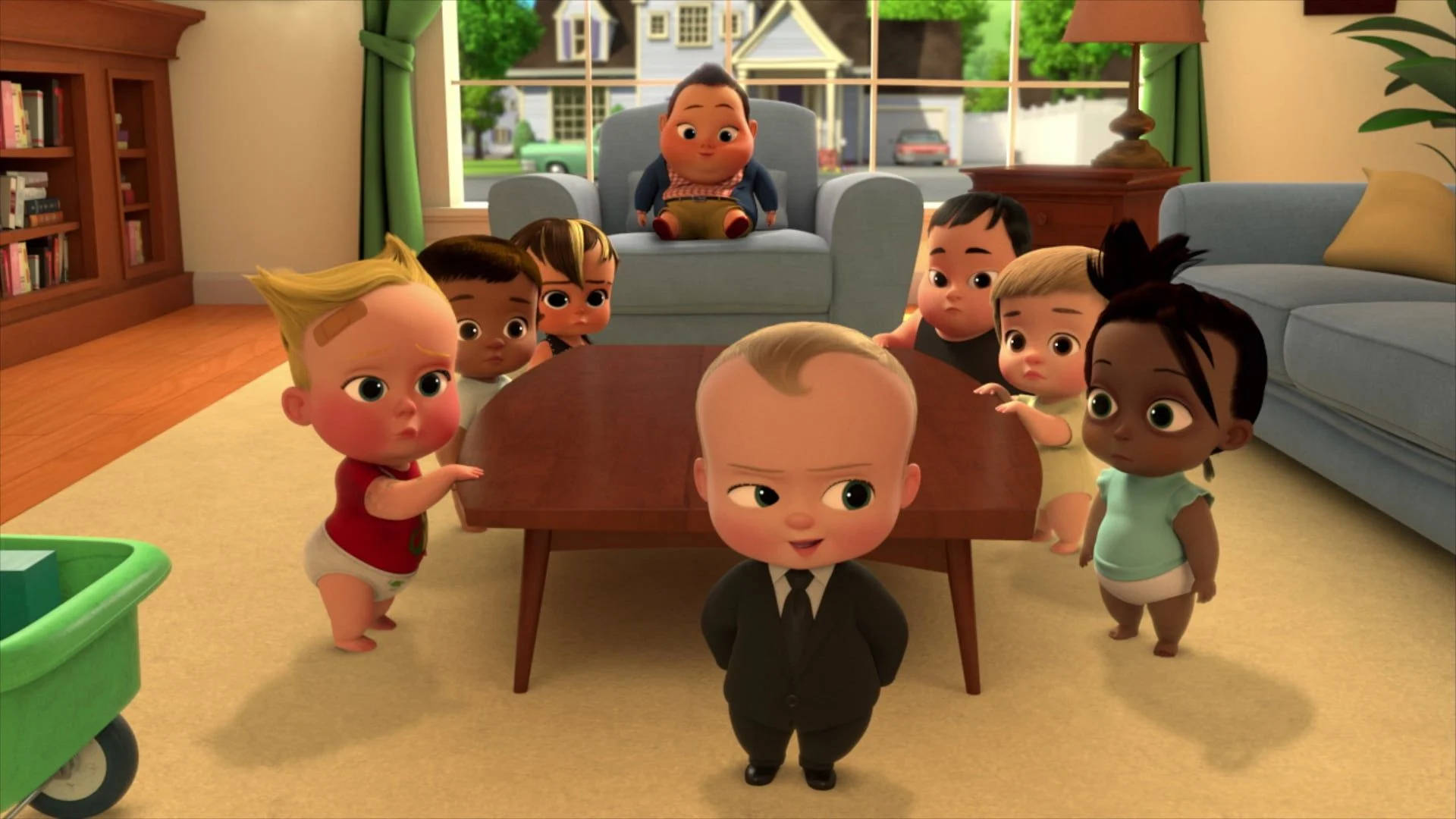 The Boss Baby On Conference Meeting Background