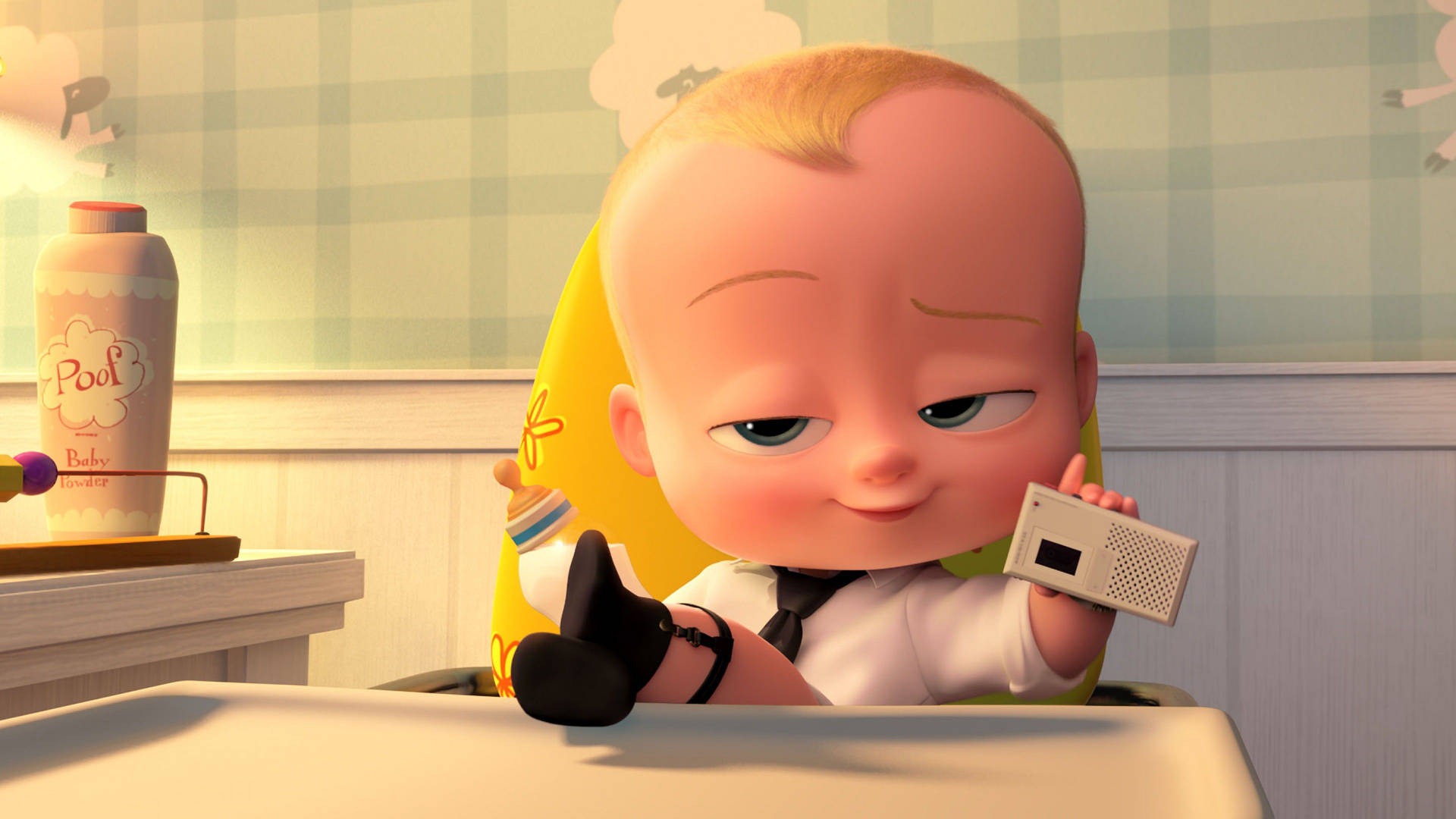 The Boss Baby With Tape Recorder