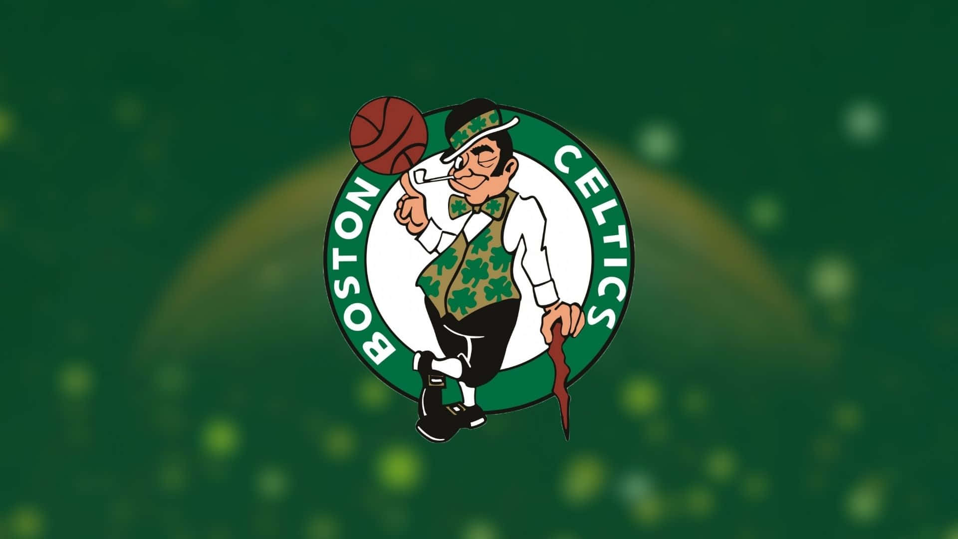 The Boston Celtics [following Their] 5th Nba Championship Victory Background