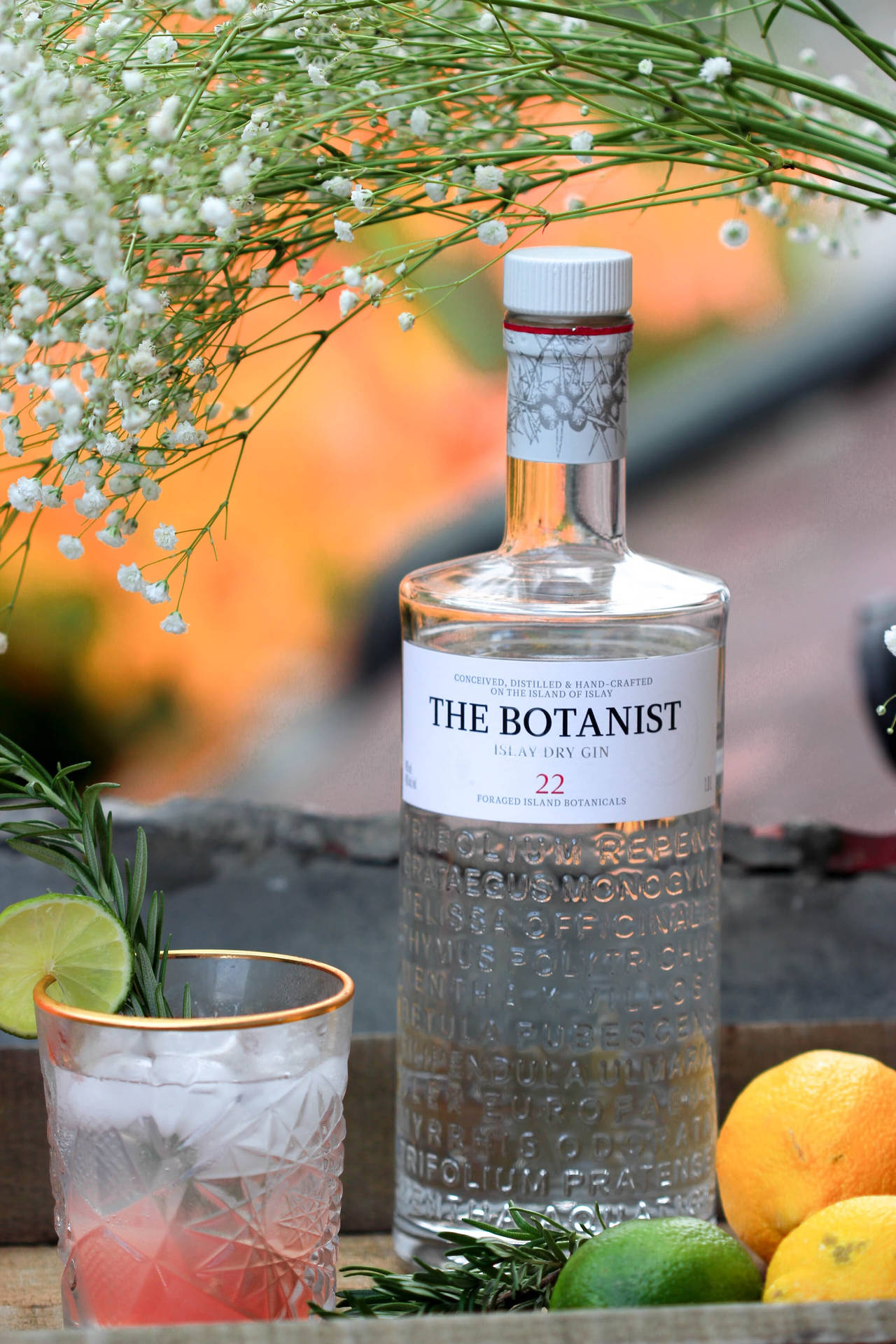 The Botanist Gin Background