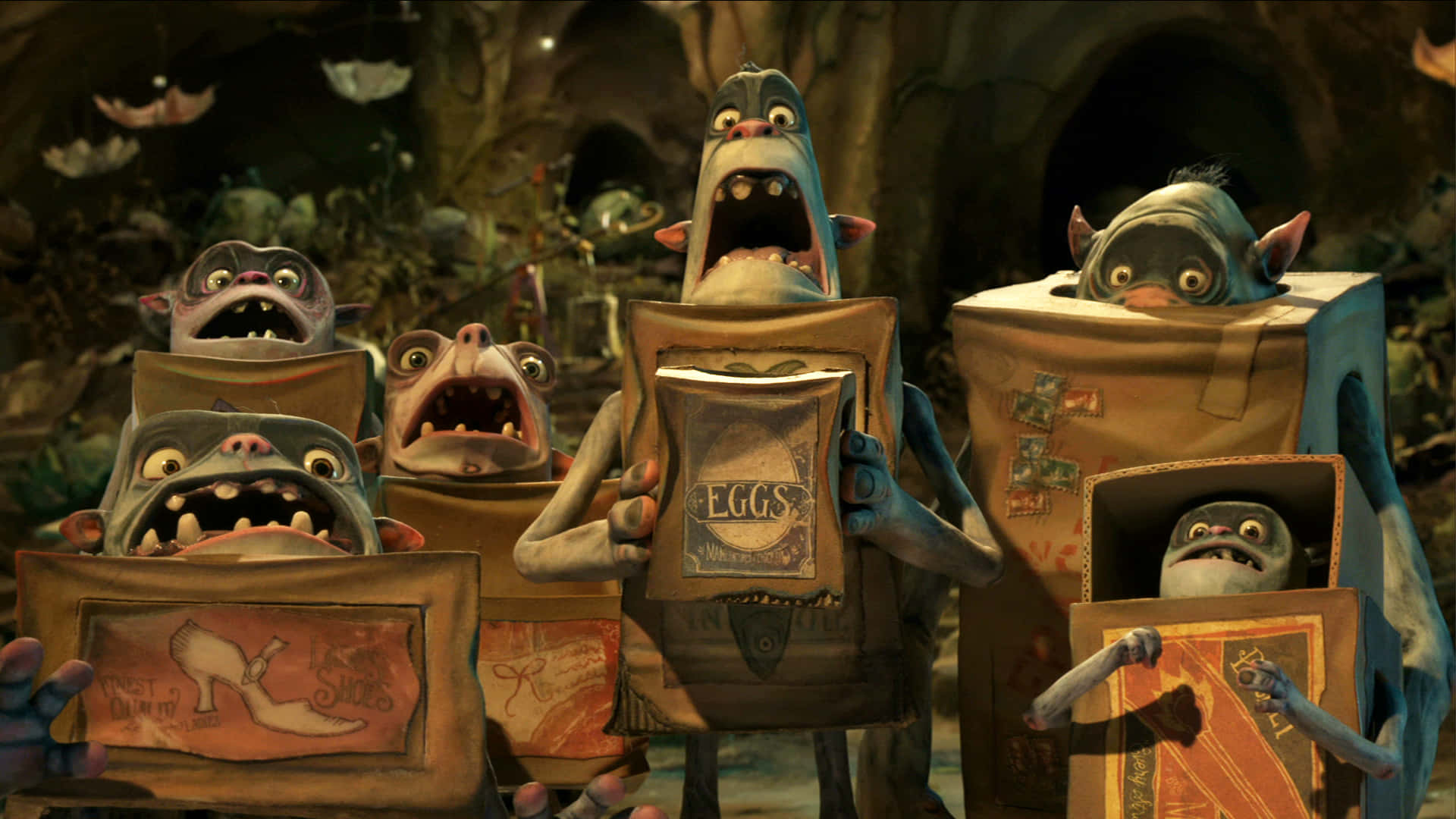 The Boxtrolls Shocked With Eggs Missing Background