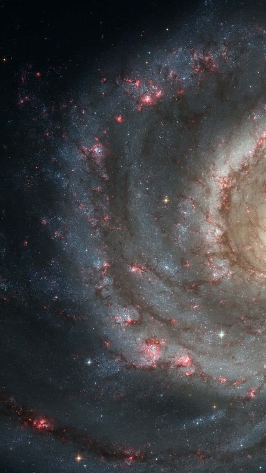 The Breathtaking Whirlpool Galaxy In A High Resolution Image Background