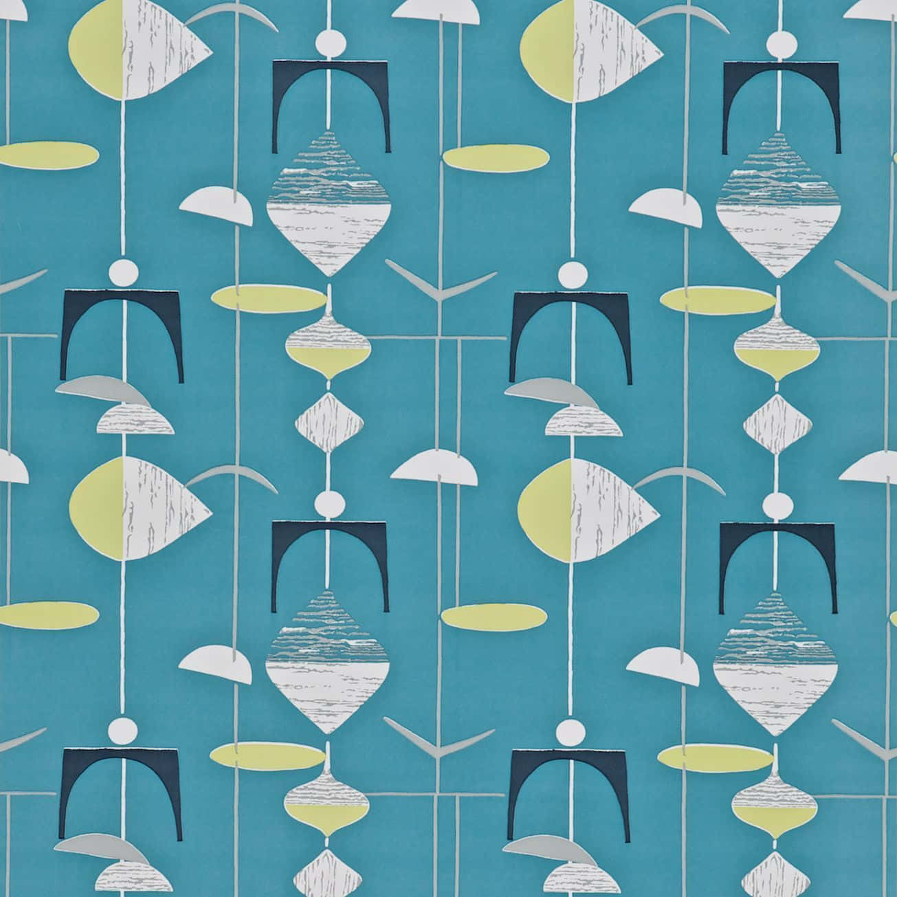 The Bright Colors Of Vintage 60s Background