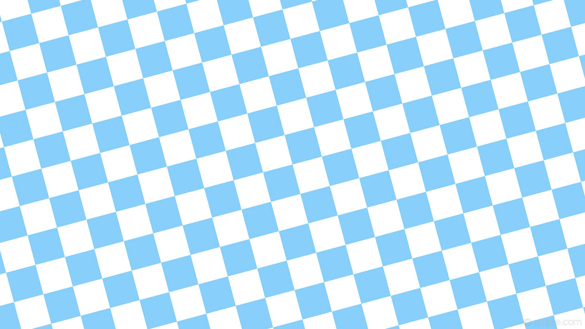 The Calm Tones Of Baby Blue Checkered Pattern