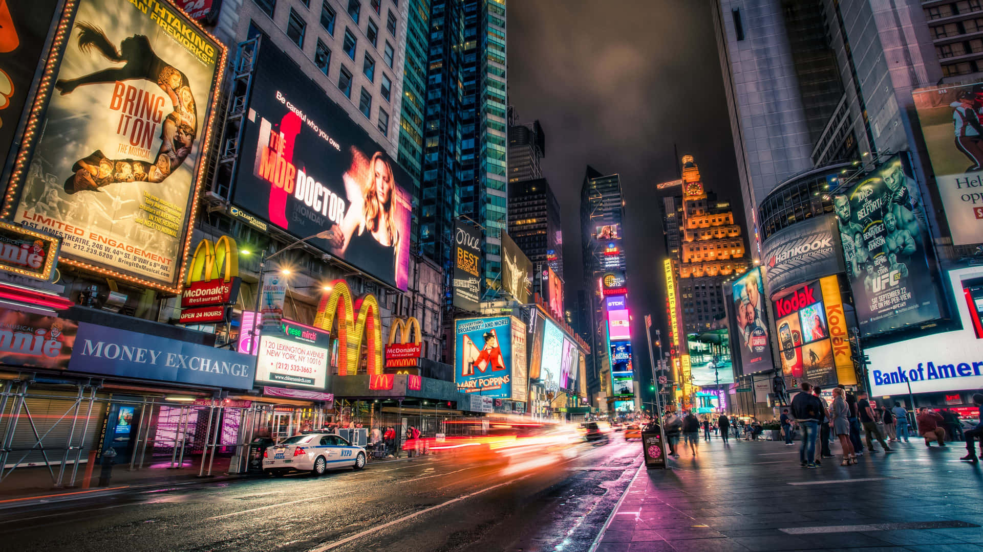 The Captivating City Of New York Set Against A Majestic Backdrop. Background