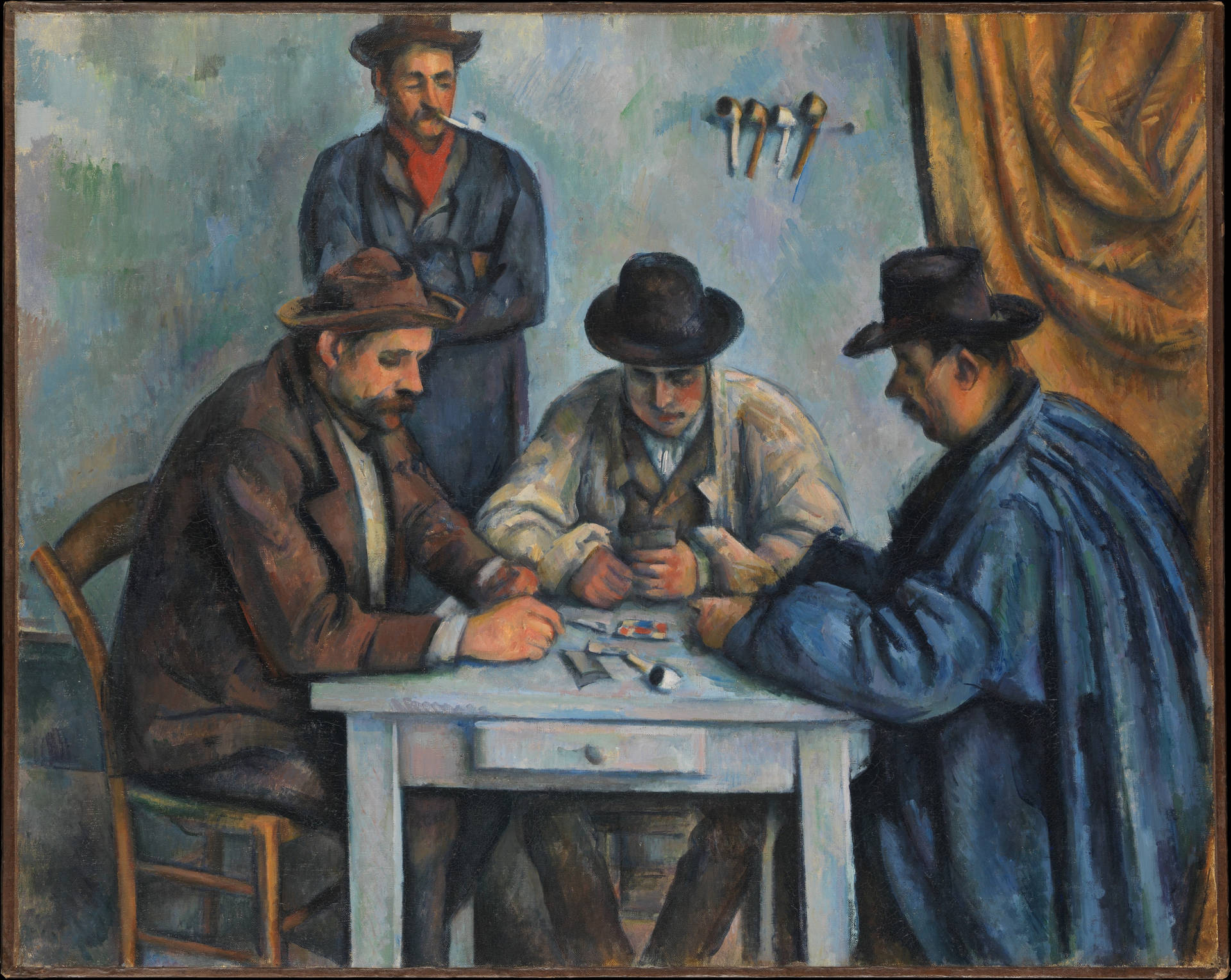 The Card Players Impressionist Art