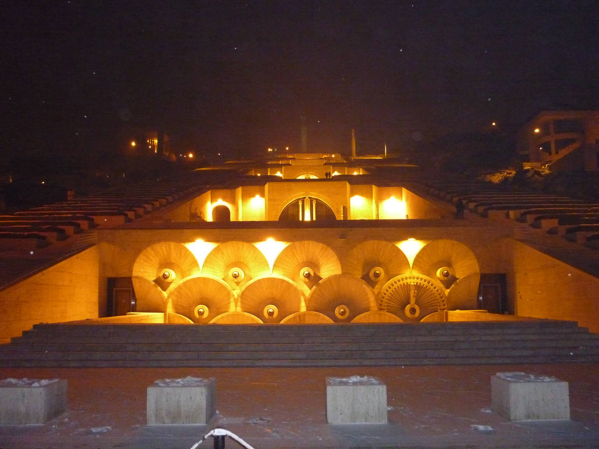 The Cascade Complex In Yerevan Background