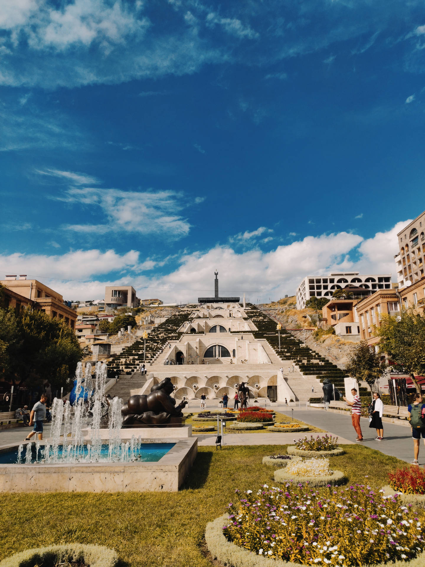 The Cascade Complex In Yerevan Background