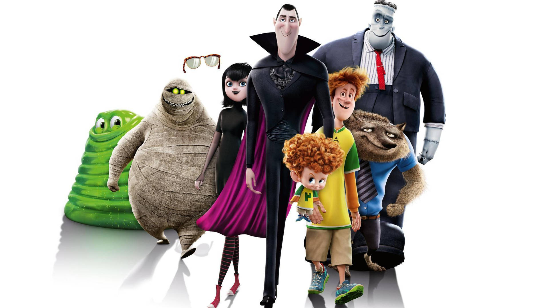 The Cast Of Hotel Transylvania 2 Background