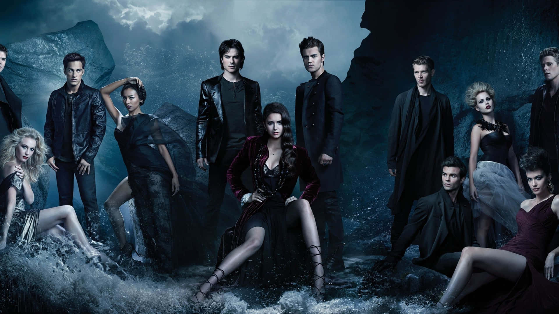 The Cast Of Vampire Diaries On Your Desktop Background