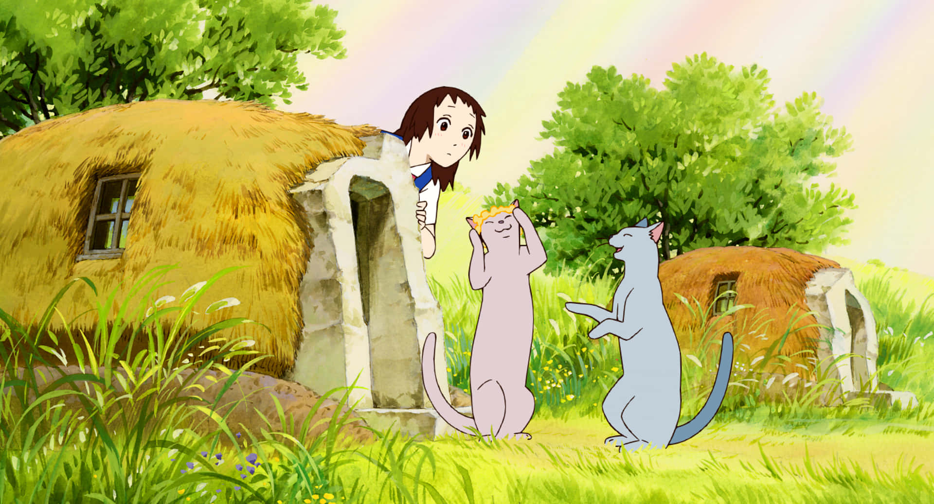 The Cat Returns - Charming Animated Adventure Background