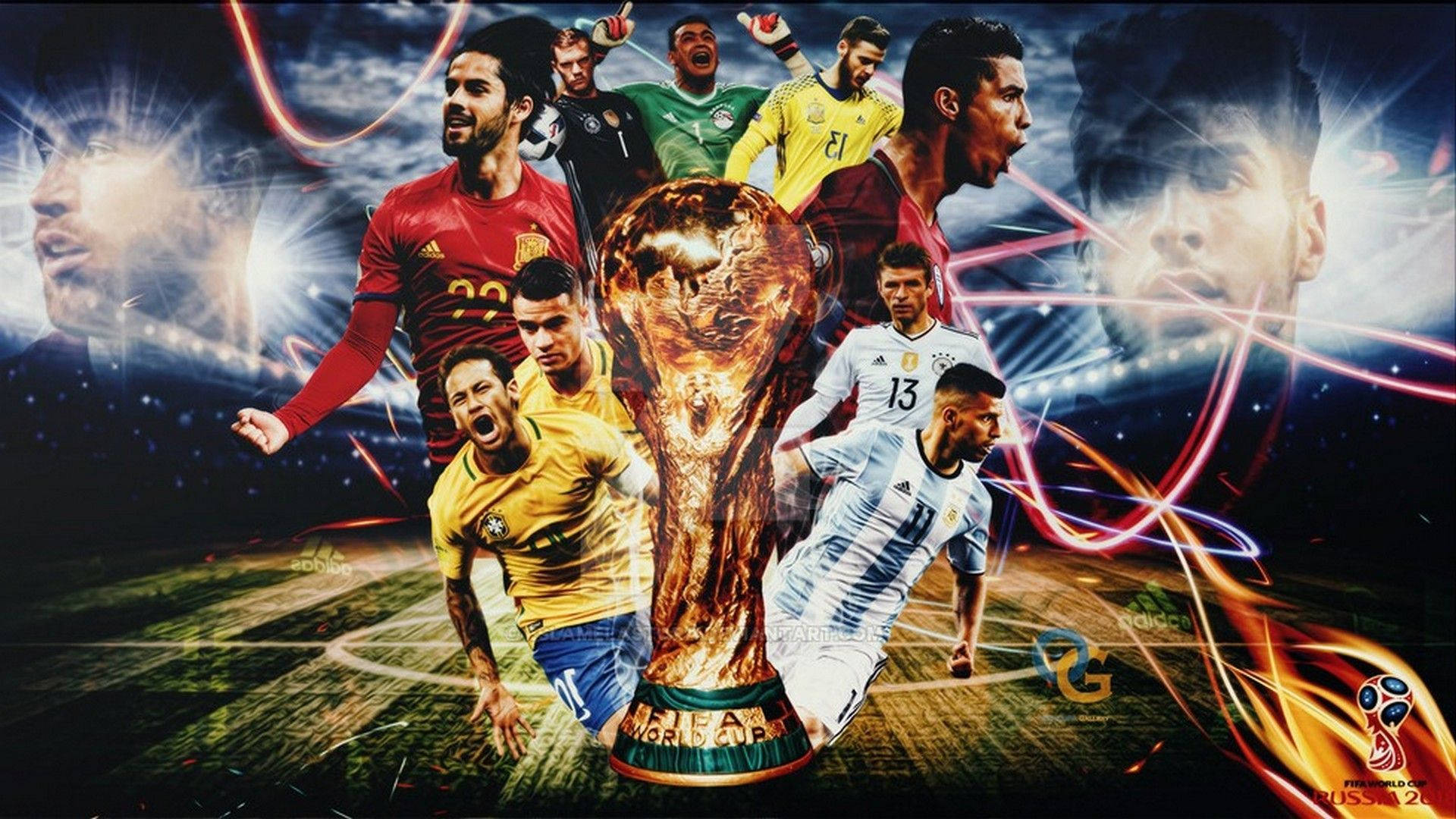 The Champions At Fifa World Cup Background