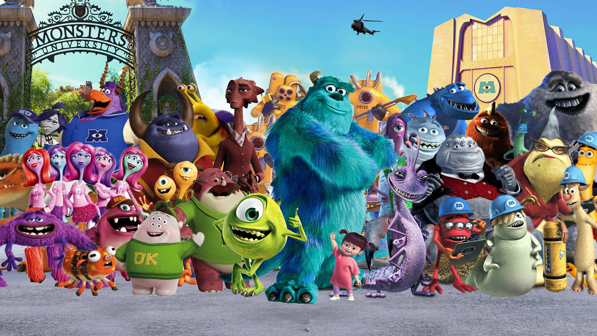 The Characters Of Monsters Inc