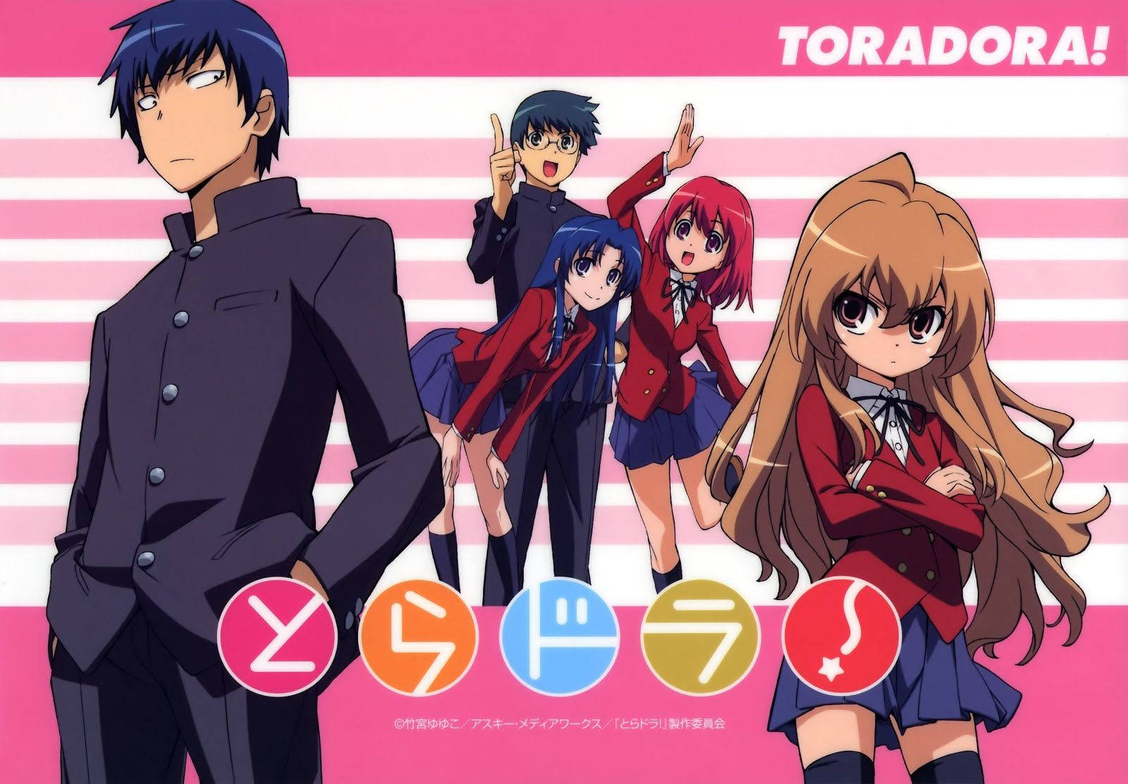 The Characters Of Toradora Background