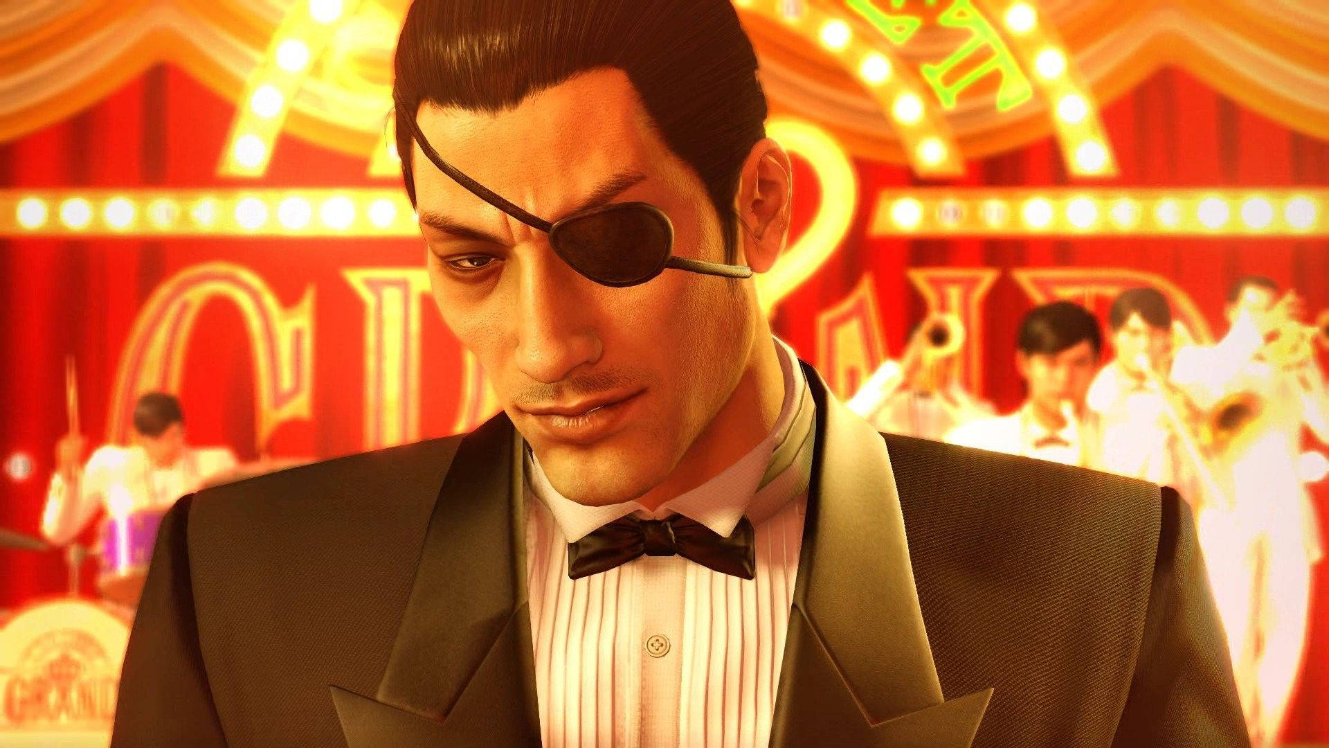 The Charismatic And Dangerous Majima Goro Background