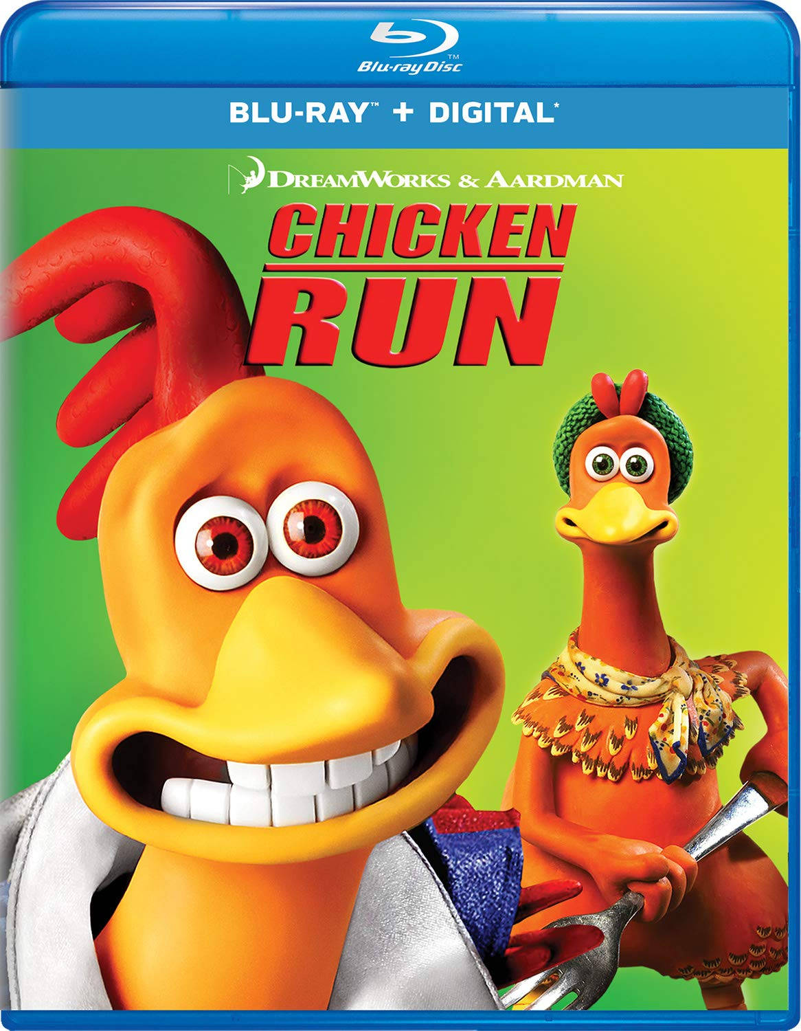 The Chicken Run Blu-ray Disc Cover Background