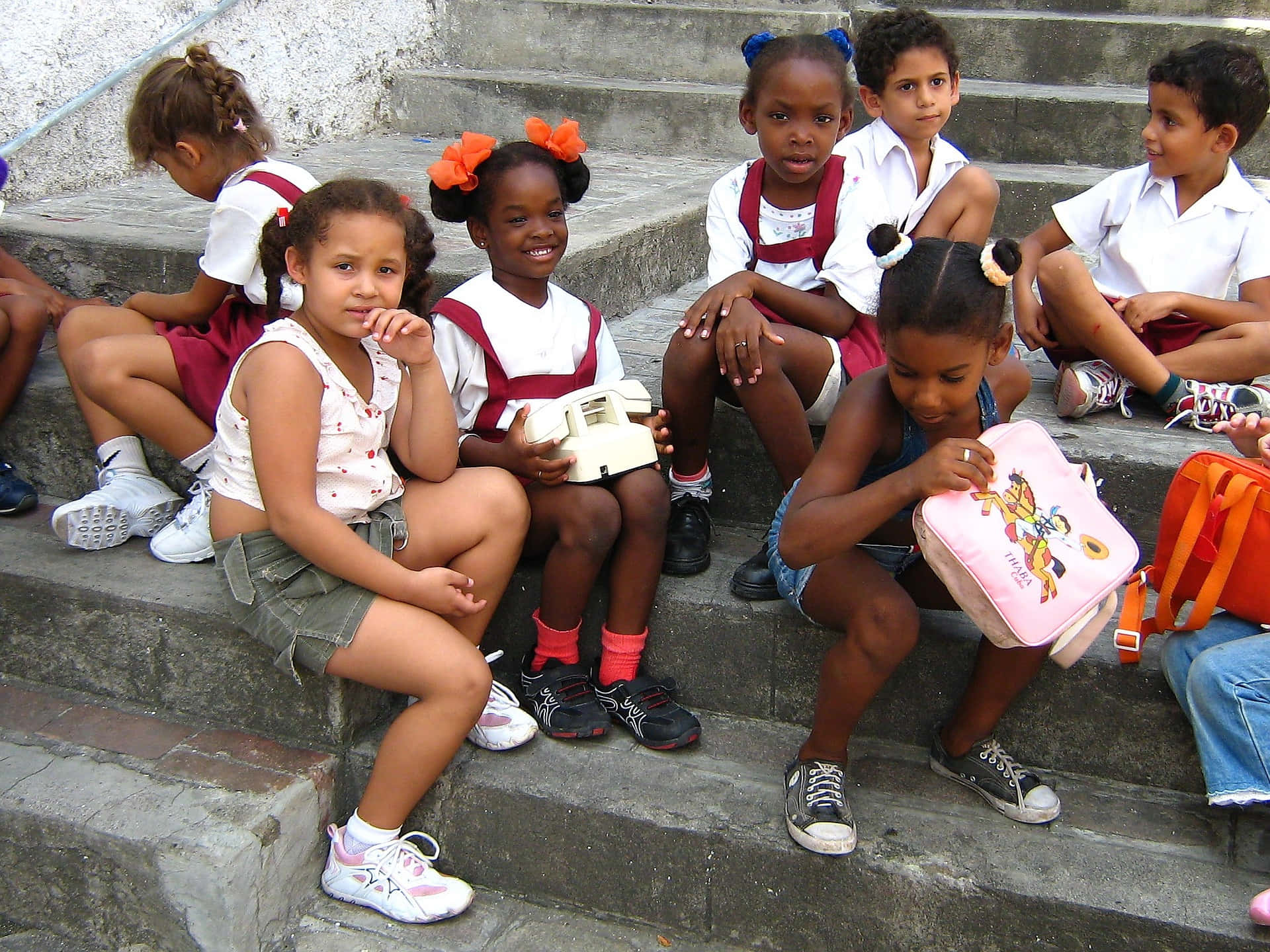The Children Of Paramaribo Background