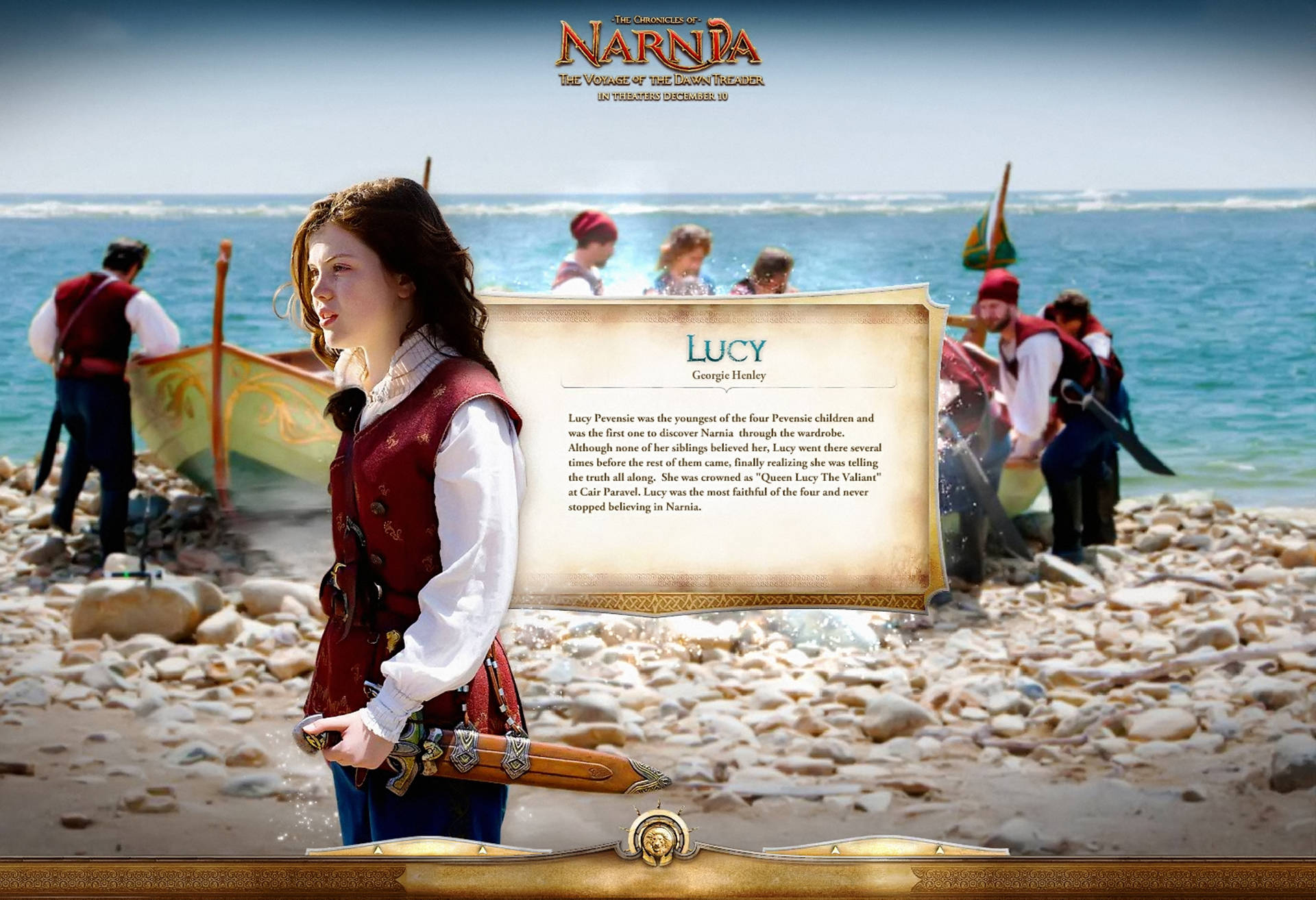 The Chronicles Of Narnia Valiant Lucy Background