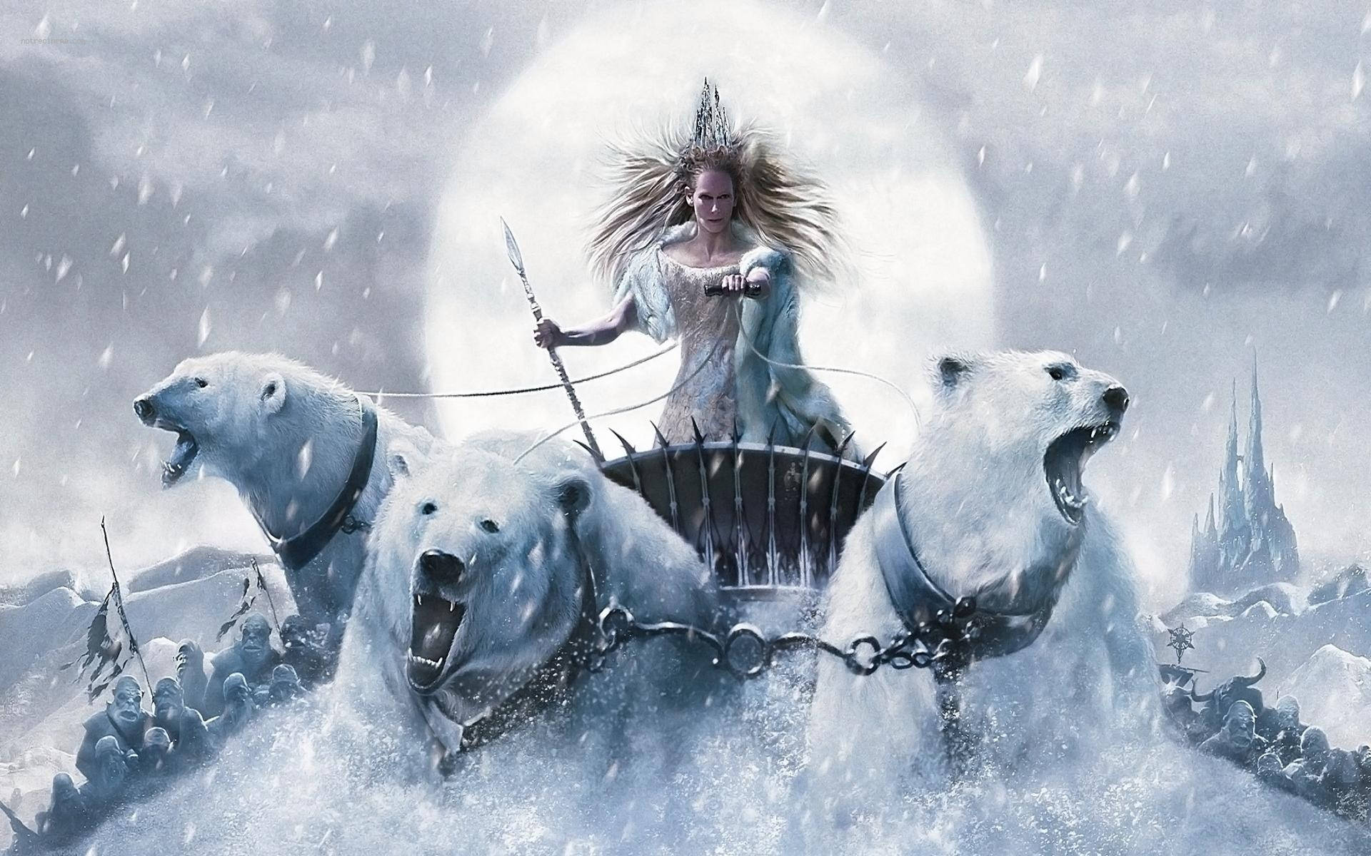 The Chronicles Of Narnia Witch Chariot Background