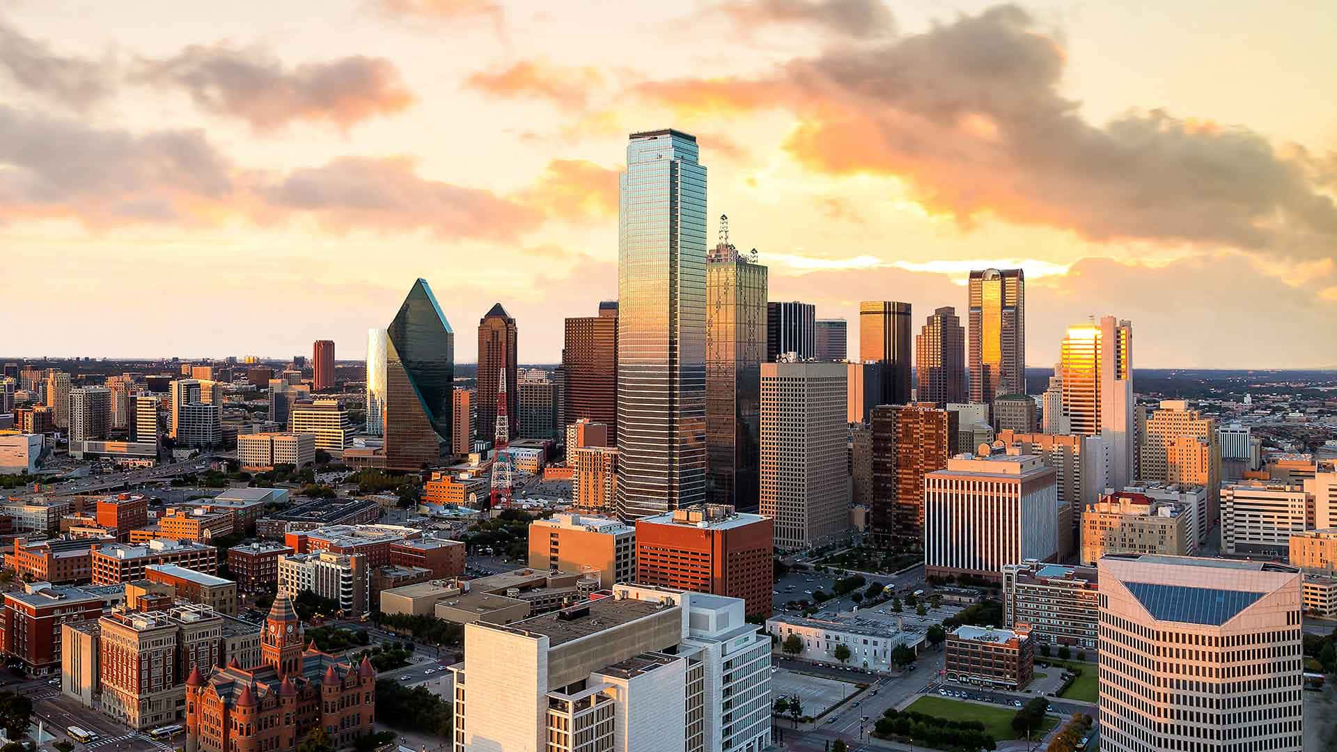 The City Skyline Of Dallas, Texas