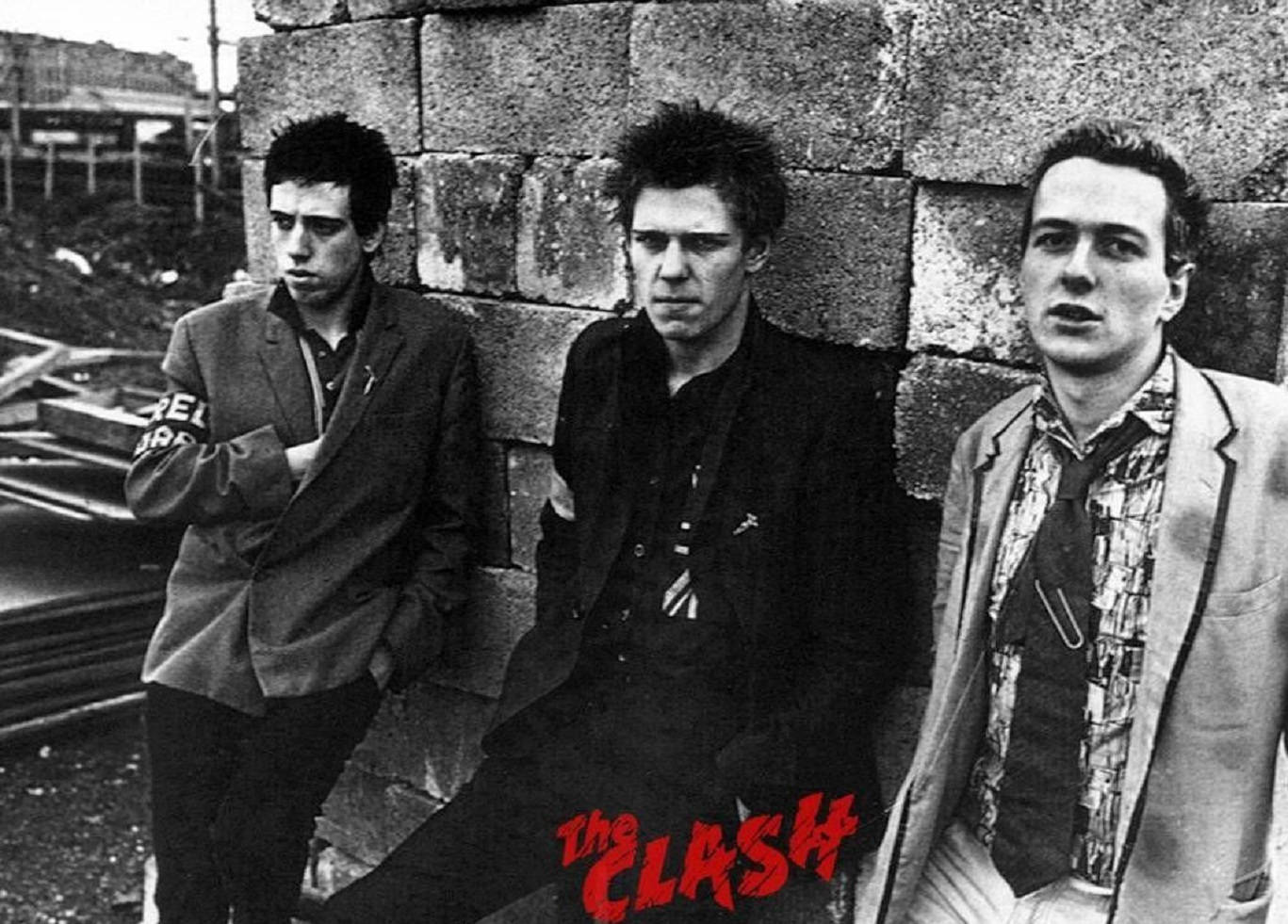 The Clash 1978 Paris France Photoshoot Background