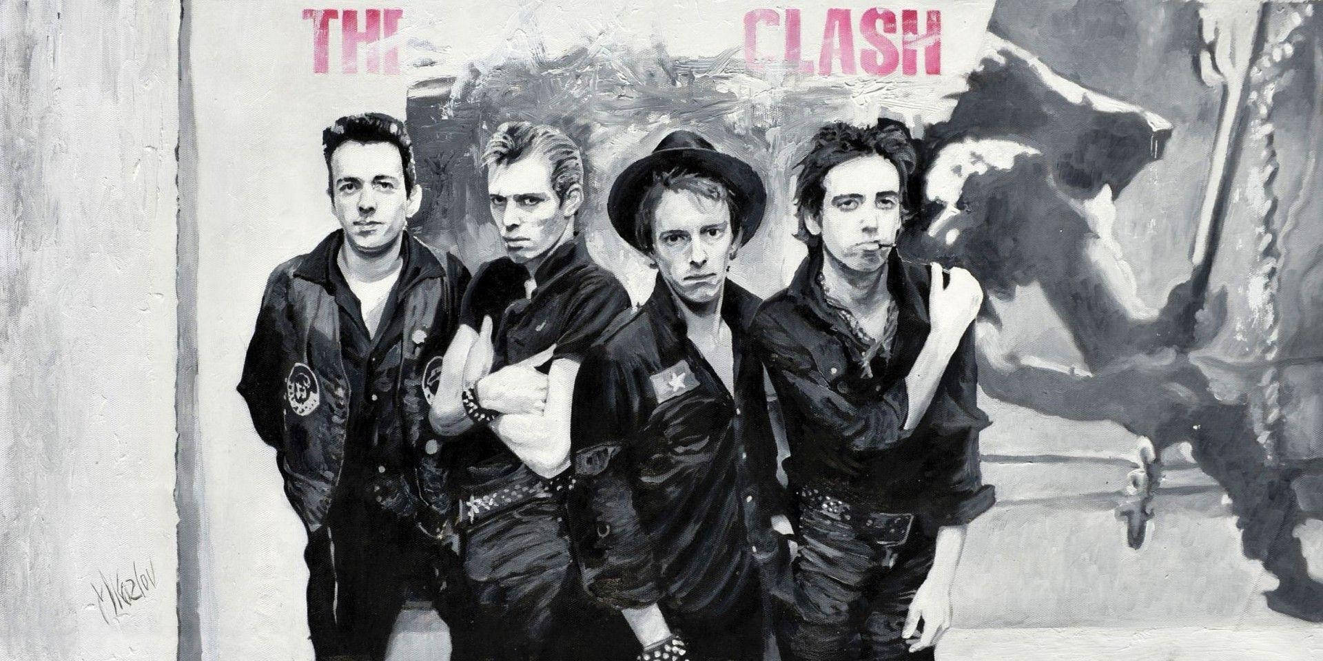 The Clash Digitally Modified Essential Album Background