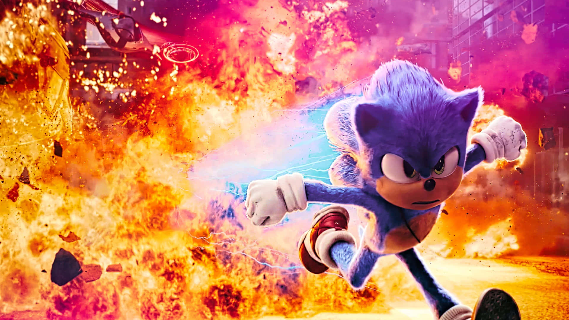 The Classic Blue Blur Is Back - Sonic The Hedgehog 4k Background