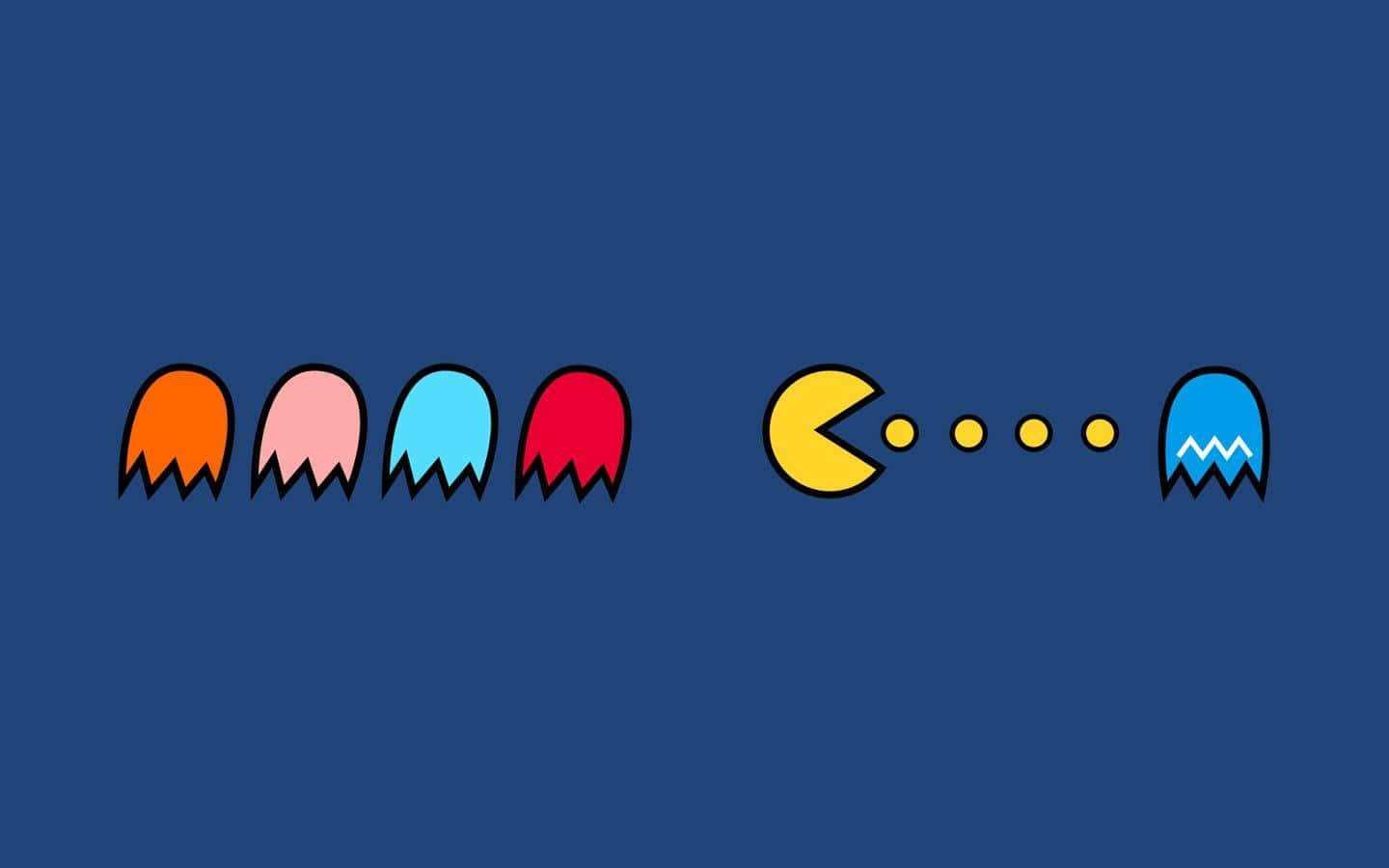 The Classic Game Of Pacman Still Captures The Hearts Of Gamers Today Background