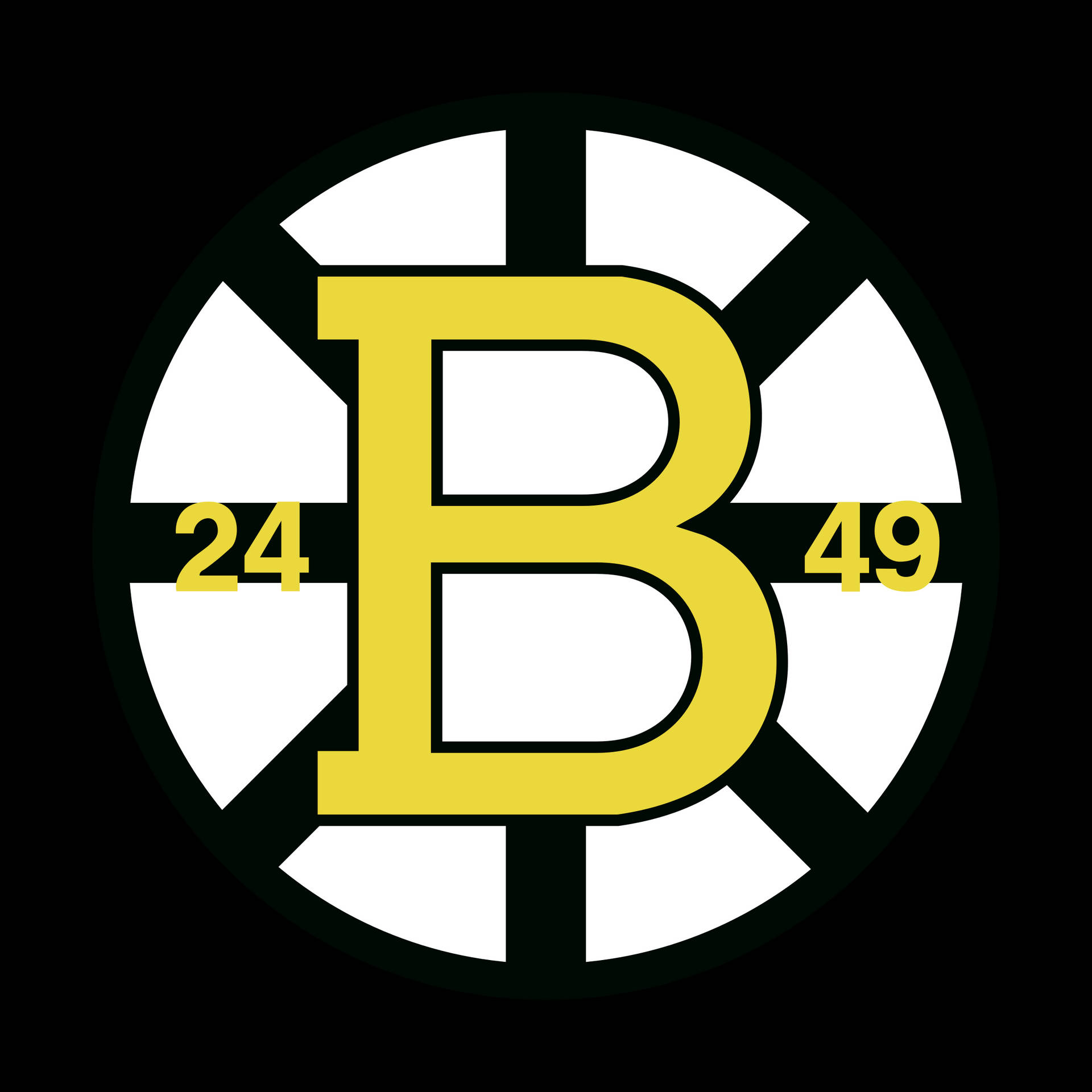 The Classic Logo Of The Boston Bruins Background