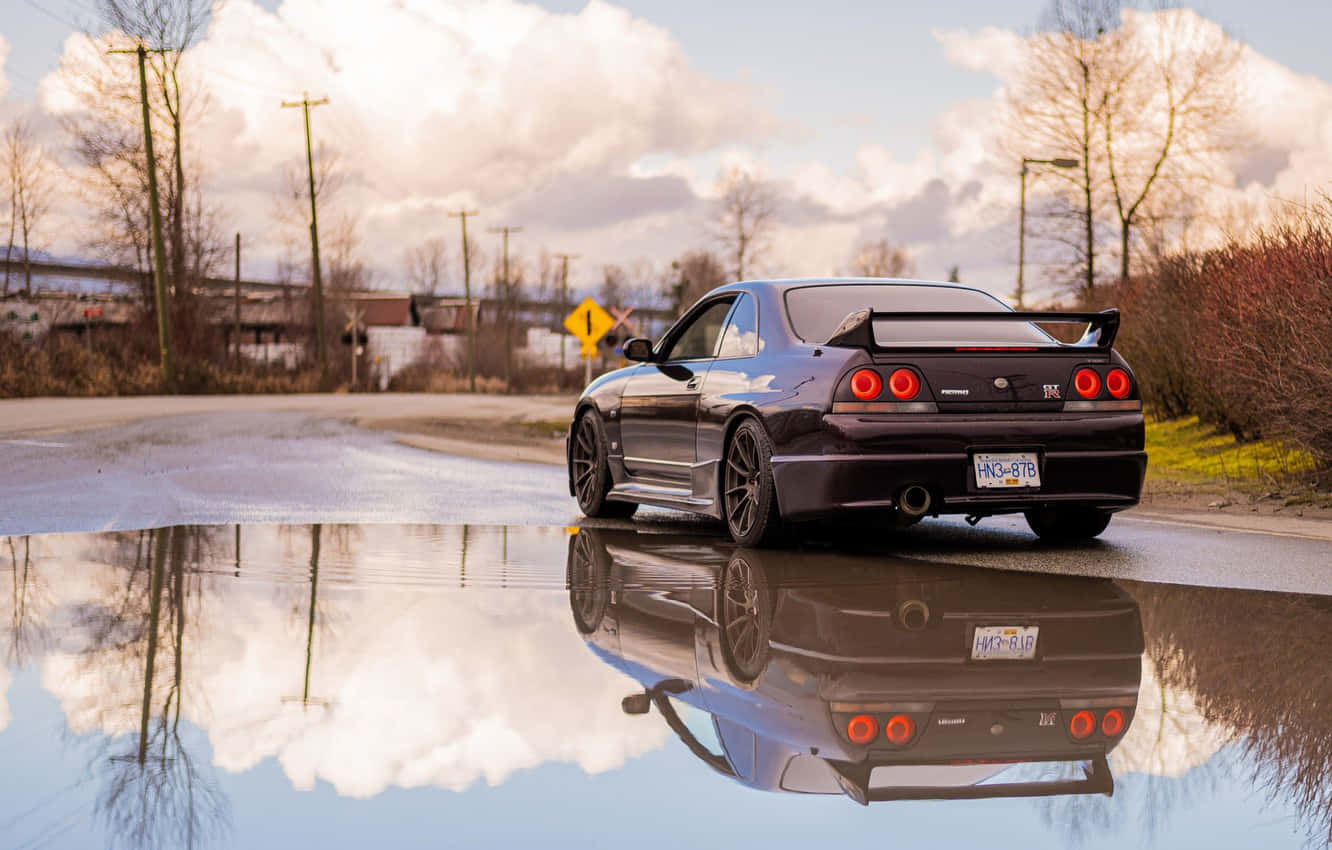 The Classic Nissan R33 Gtr. Background