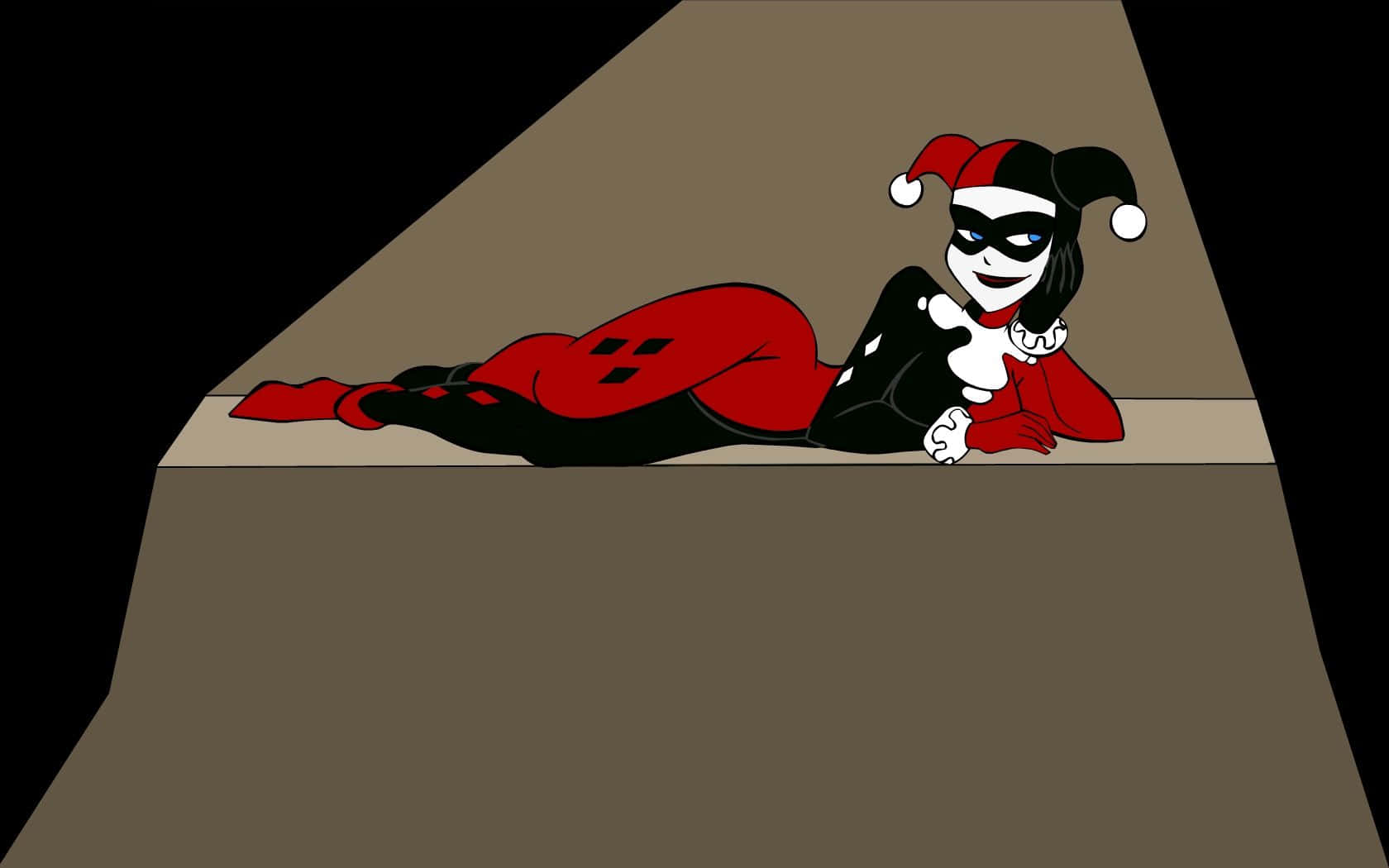 The Clown Princess Of Crime Strikes Back Background