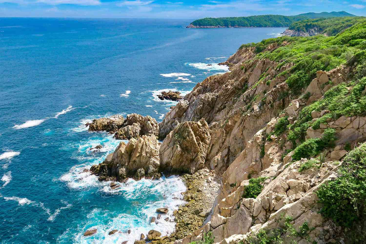 The Coast Of Oaxaca Background