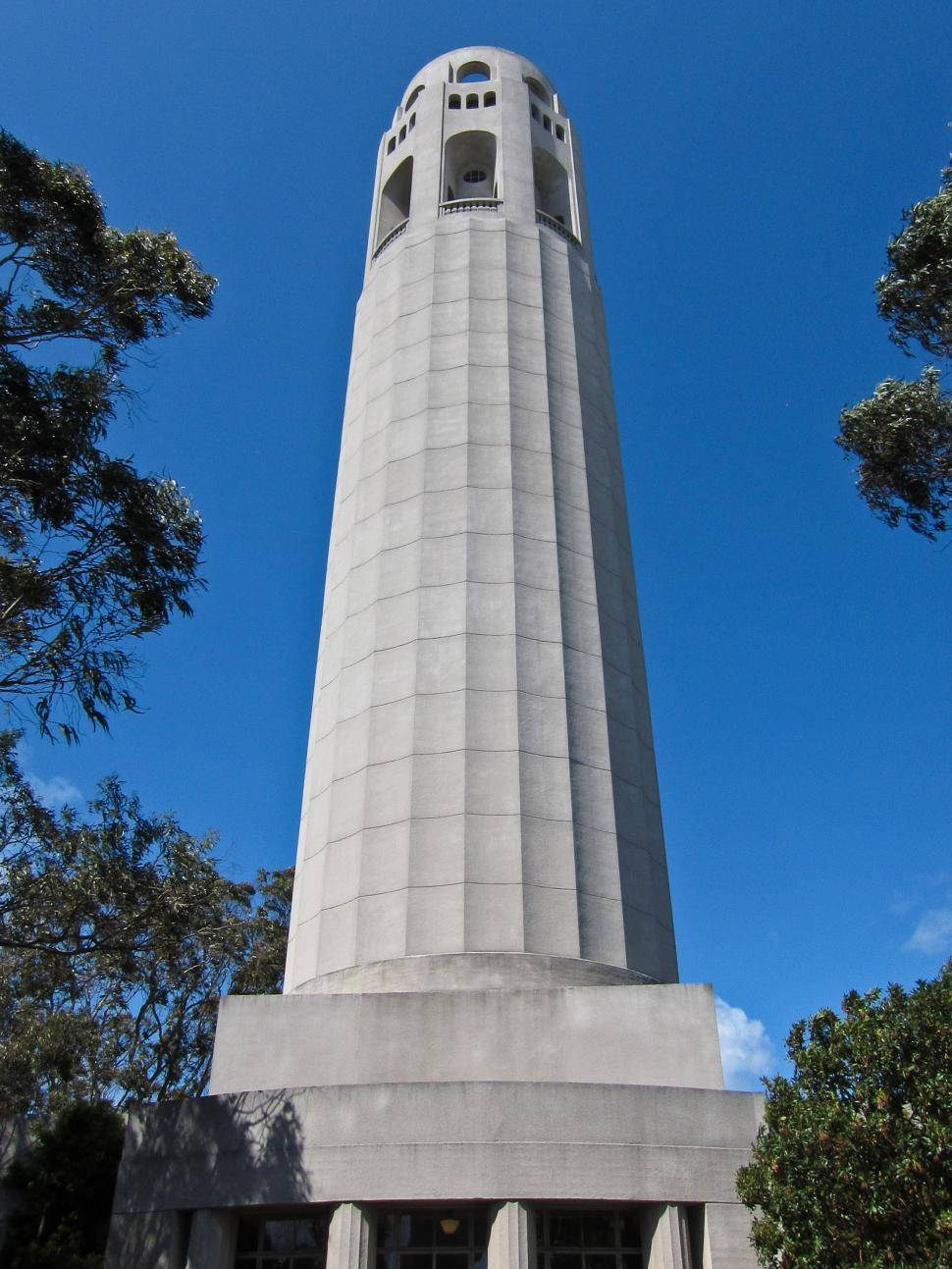 'the Coit Tower Overlooking San Francisco, California'