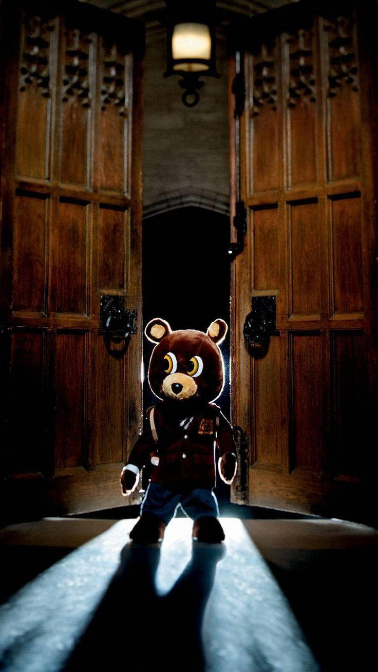 “the College Dropout” Album Cover By Kanye West Background