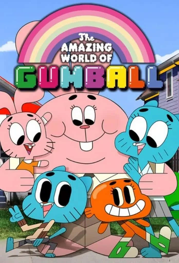 The Colorful Cast Of The Amazing World Of Gumball Background