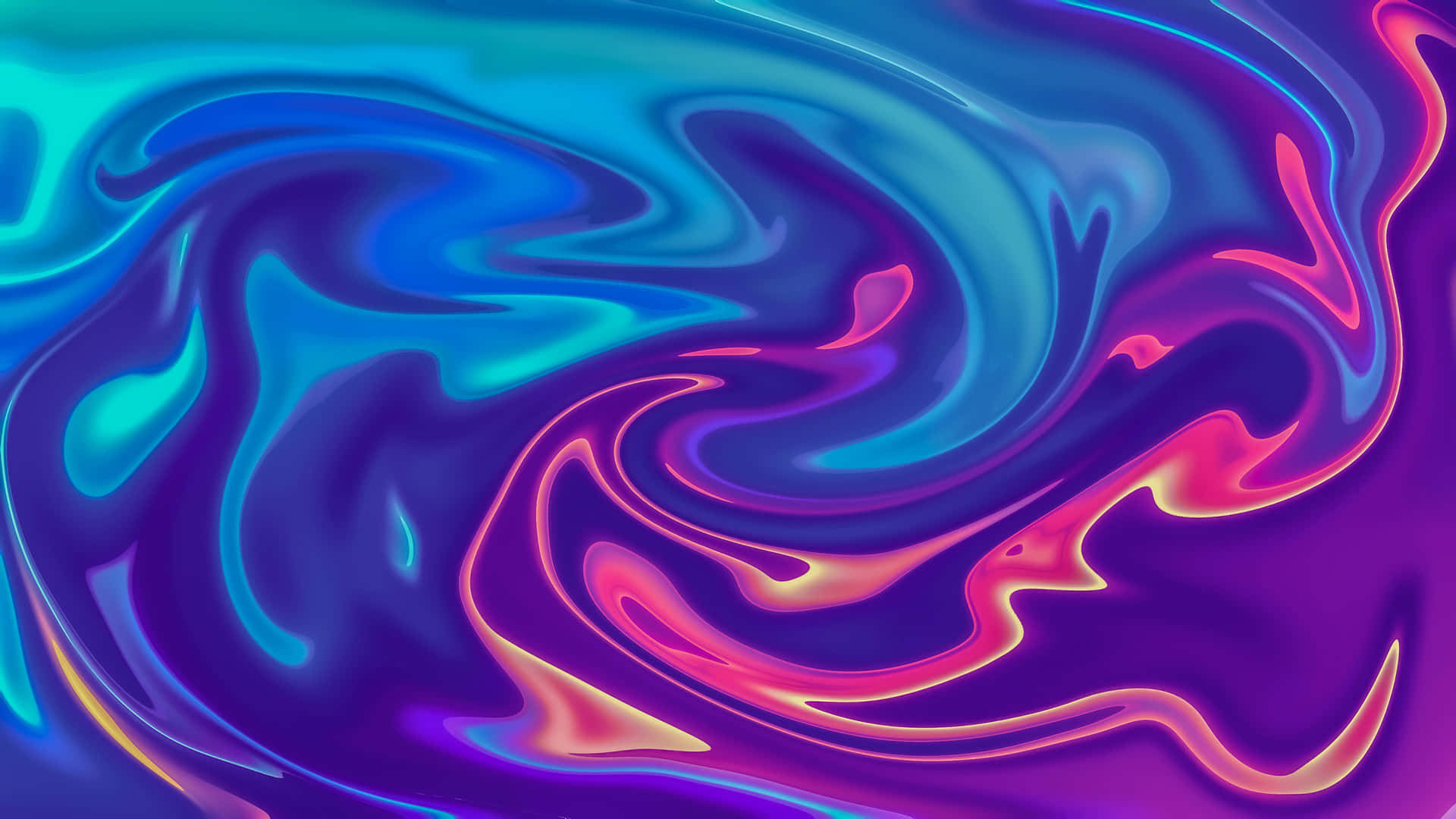 The Colorful Chaos Of A Swirl Background