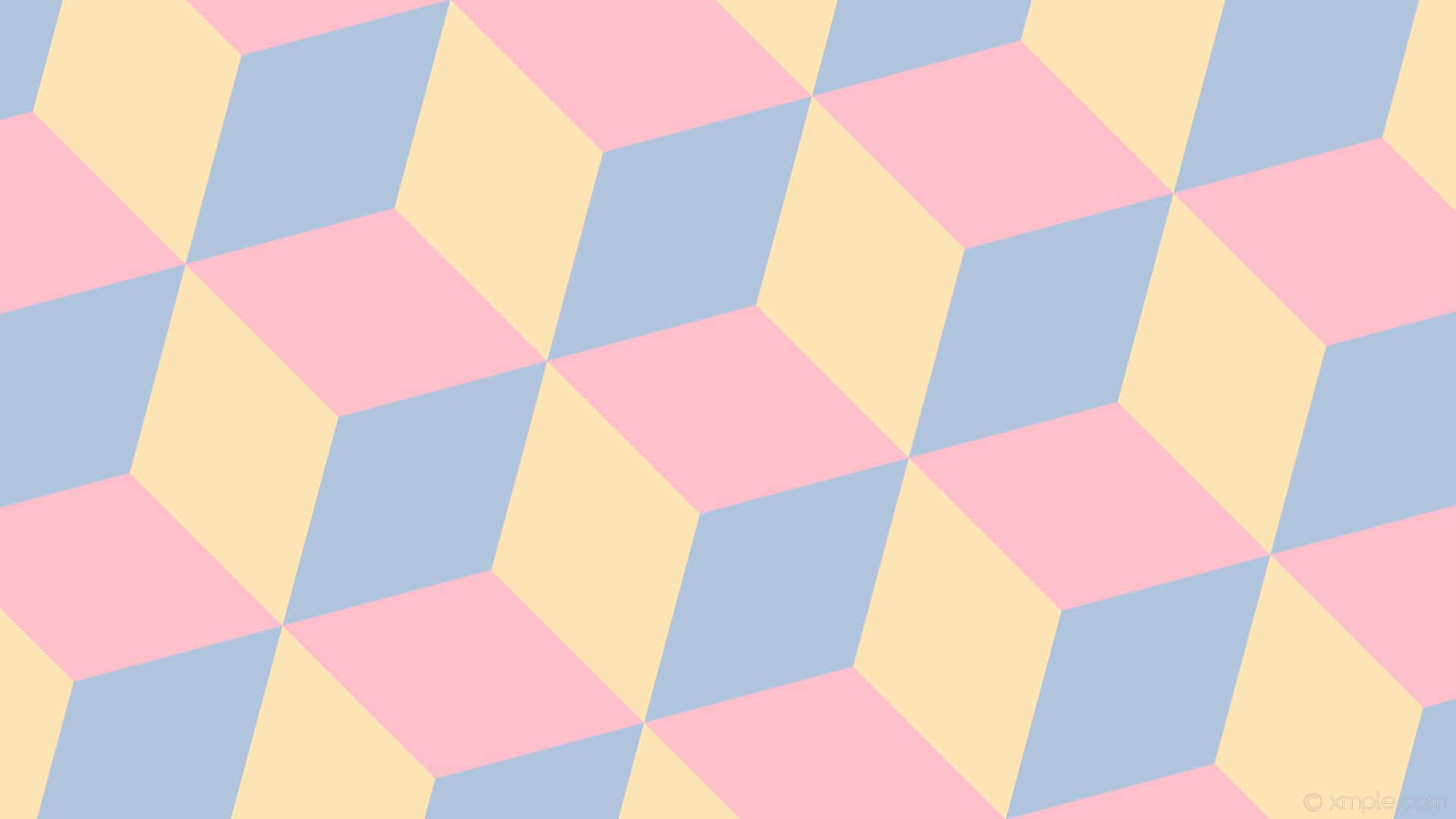 The Colorful Combination Of Blue, Pink And Yellow Background