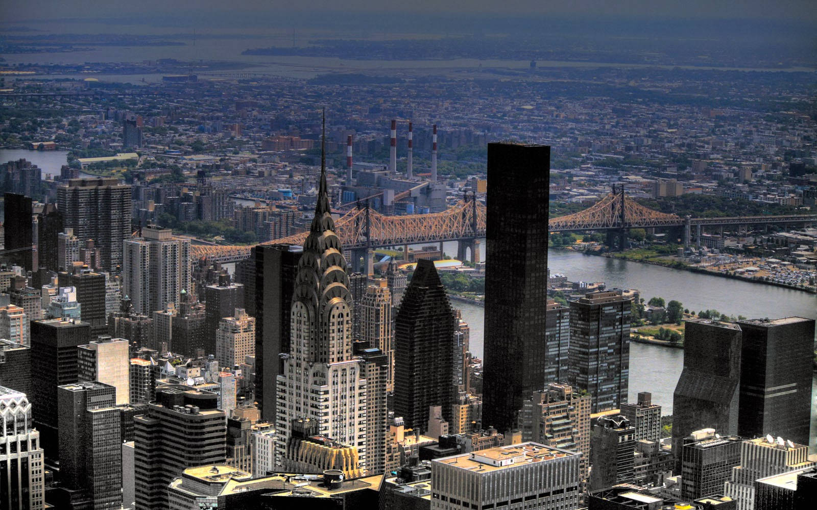 The Colorful Facade Of New York City Background