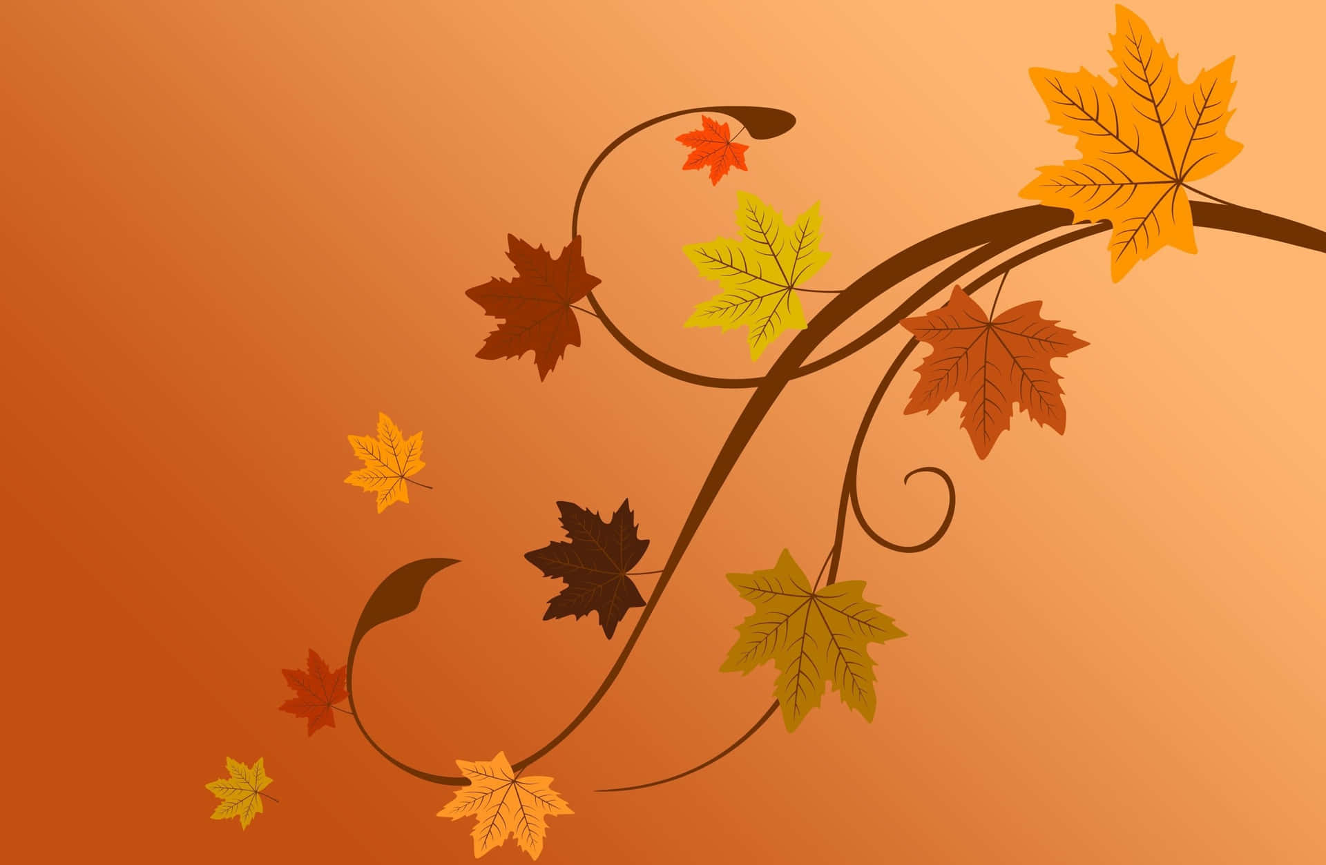 “the Colourful Palette Of Fall” Background