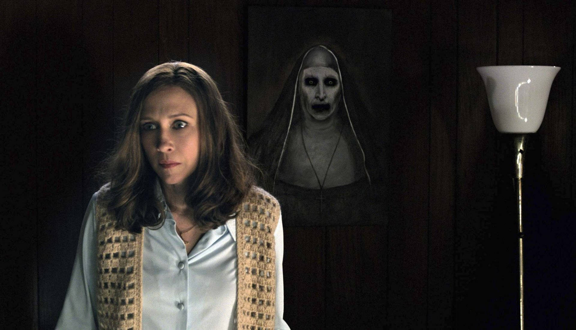 The Conjuring Valak Painting Background